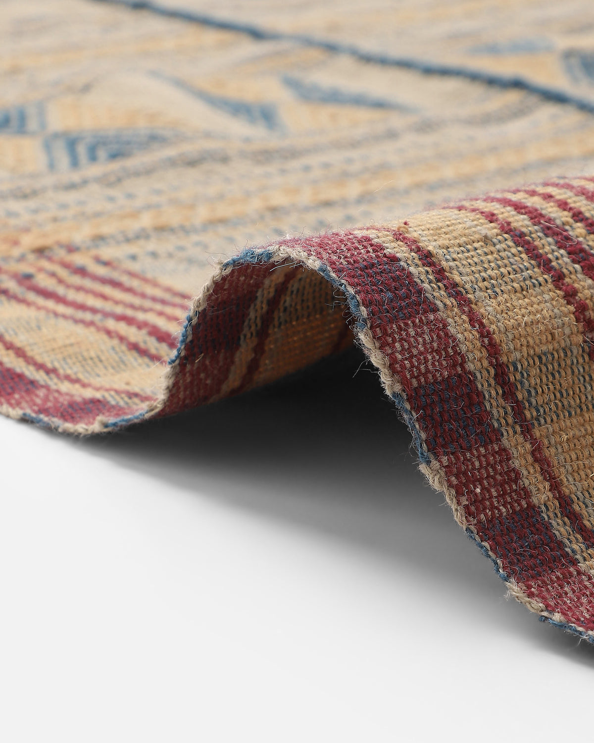 Leeward Bhujodi Extra Weft Woolen Rug