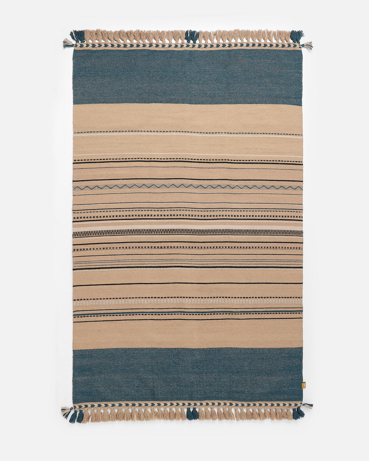 Sonam Bhujodi Extra Weft Cotton Wool Rug