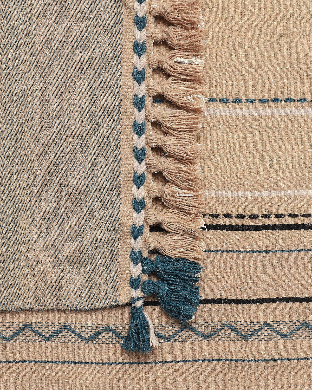 Sonam Bhujodi Extra Weft Cotton Wool Rug