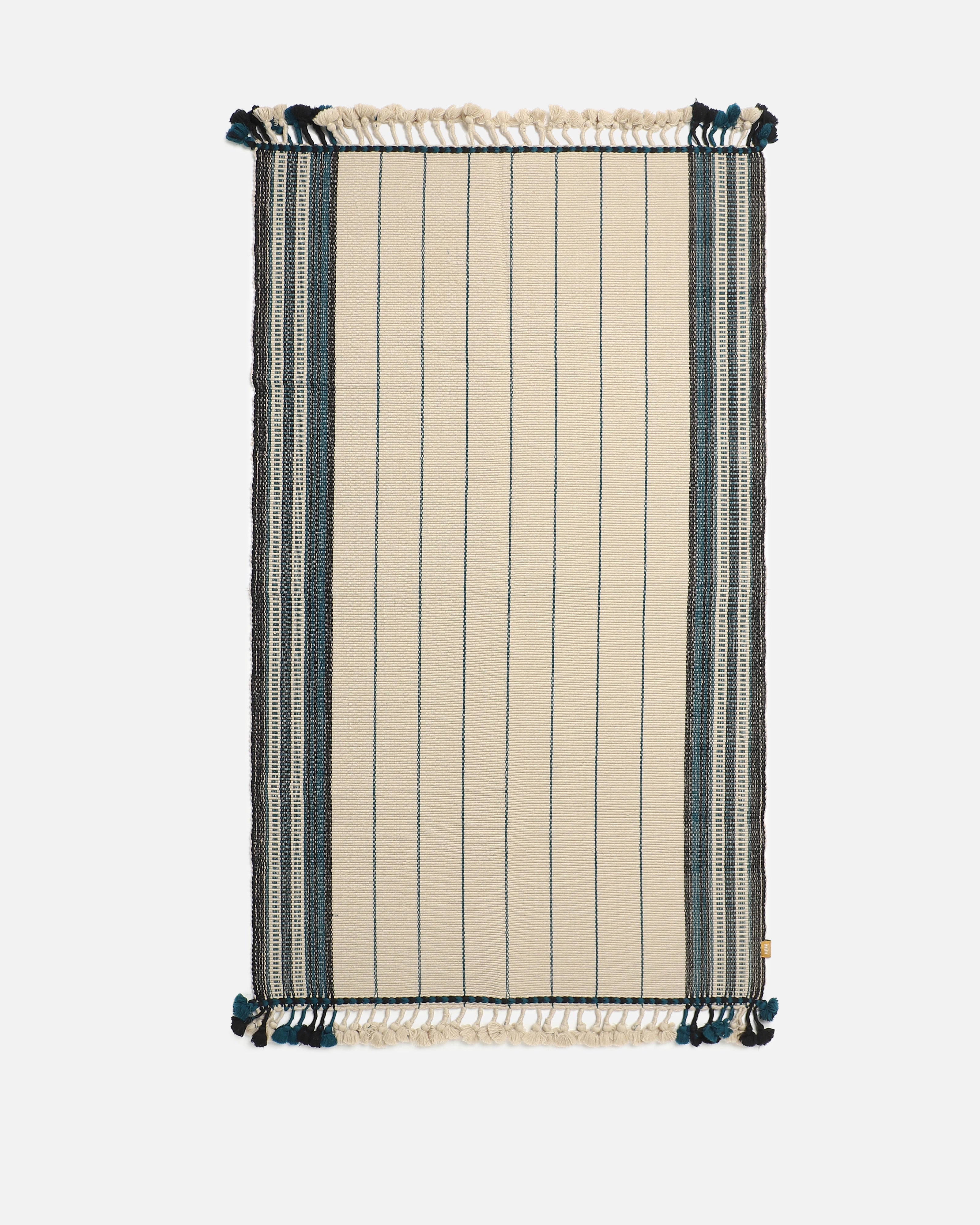 Dhara Bhujodi Extra Weft Woolen Rug