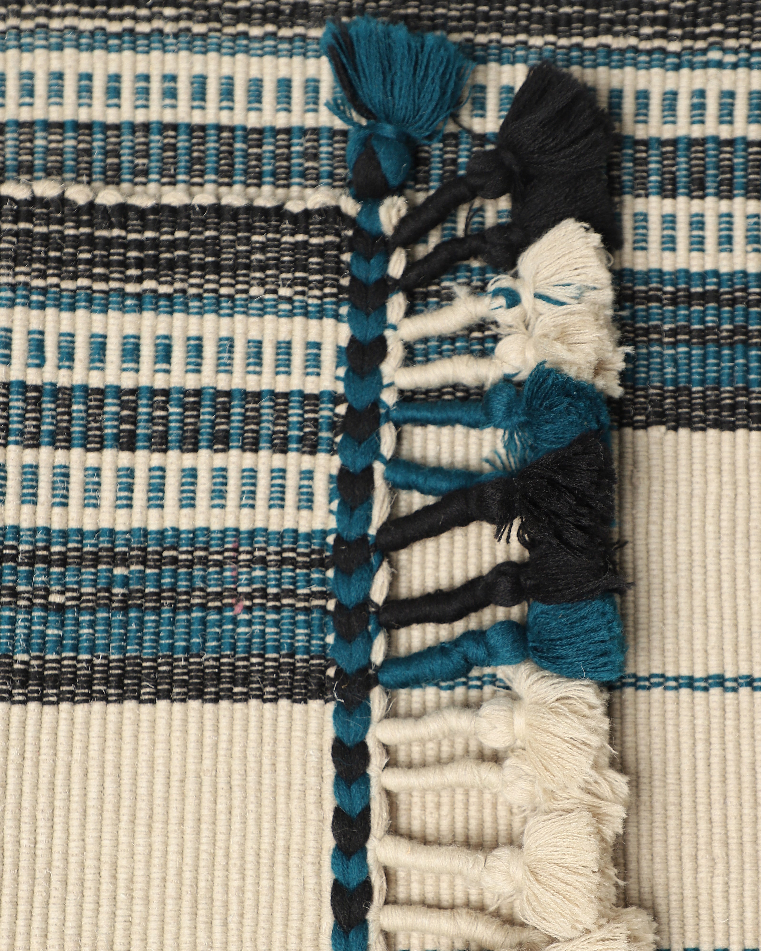 Dhara Bhujodi Extra Weft Woolen Rug