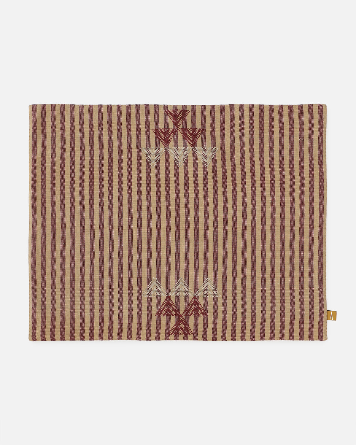 Theria Bhujodi Extra Weft Cotton Table Mat | Set of 6