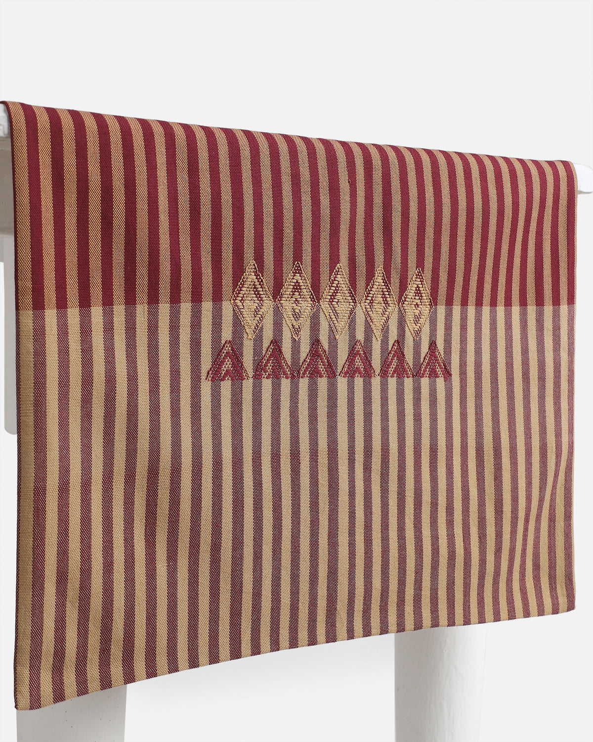 Theo Bhujodi Extra Weft Cotton Table Runner