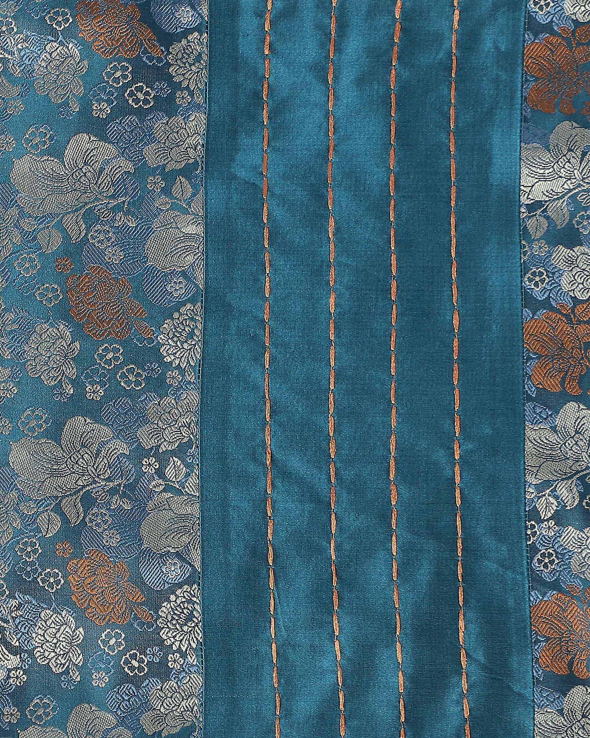 Geon Banarasi Tanchoi Silk Table Runner