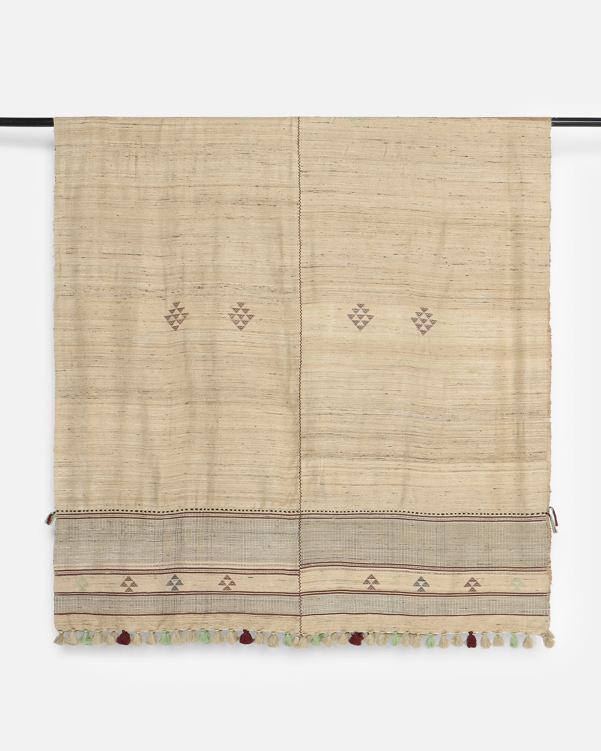 Seneo Bhujodi Extra Weft Cotton Silk Throw