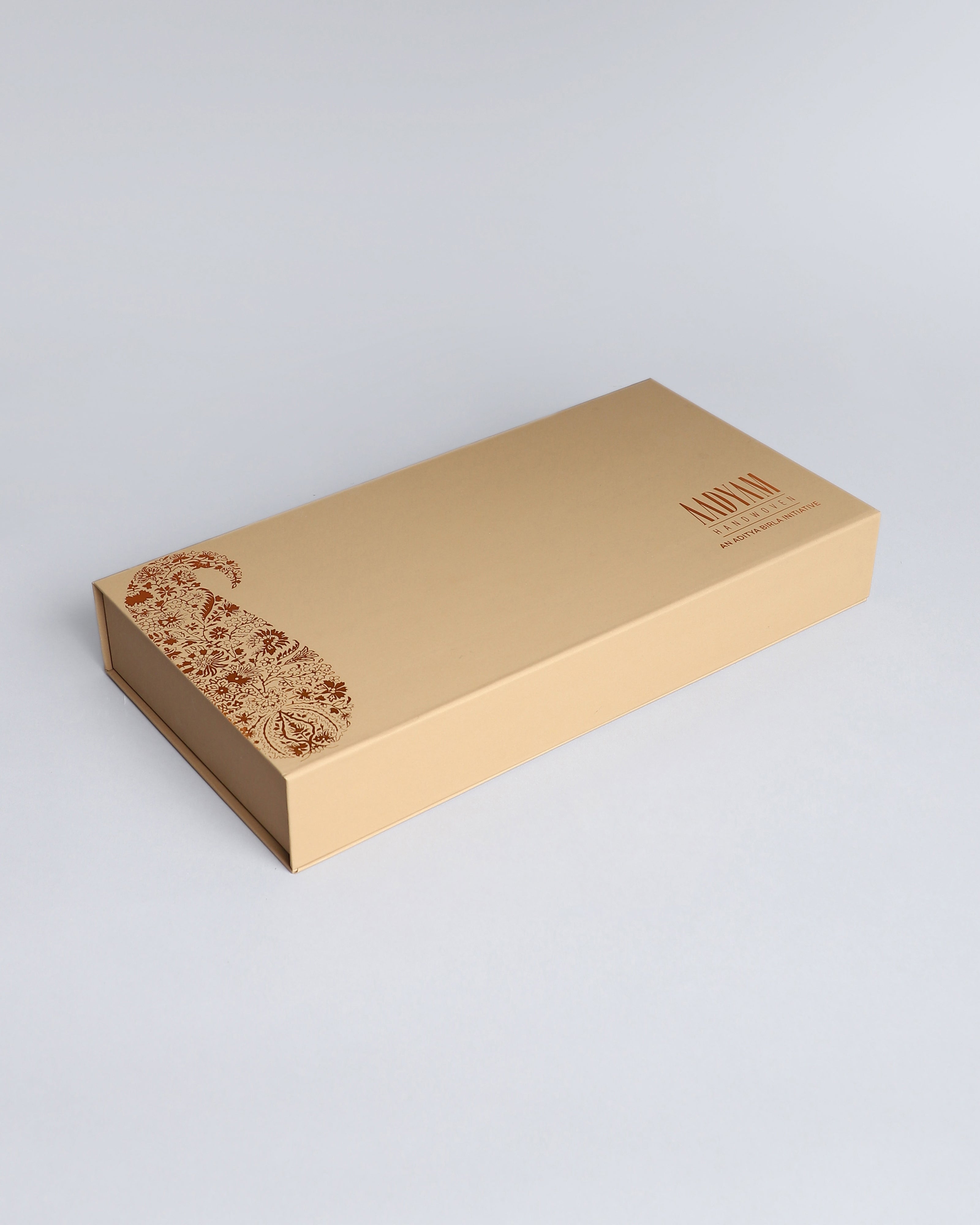 Rectangular Magnetic Lid Gift Box - Large - Golden