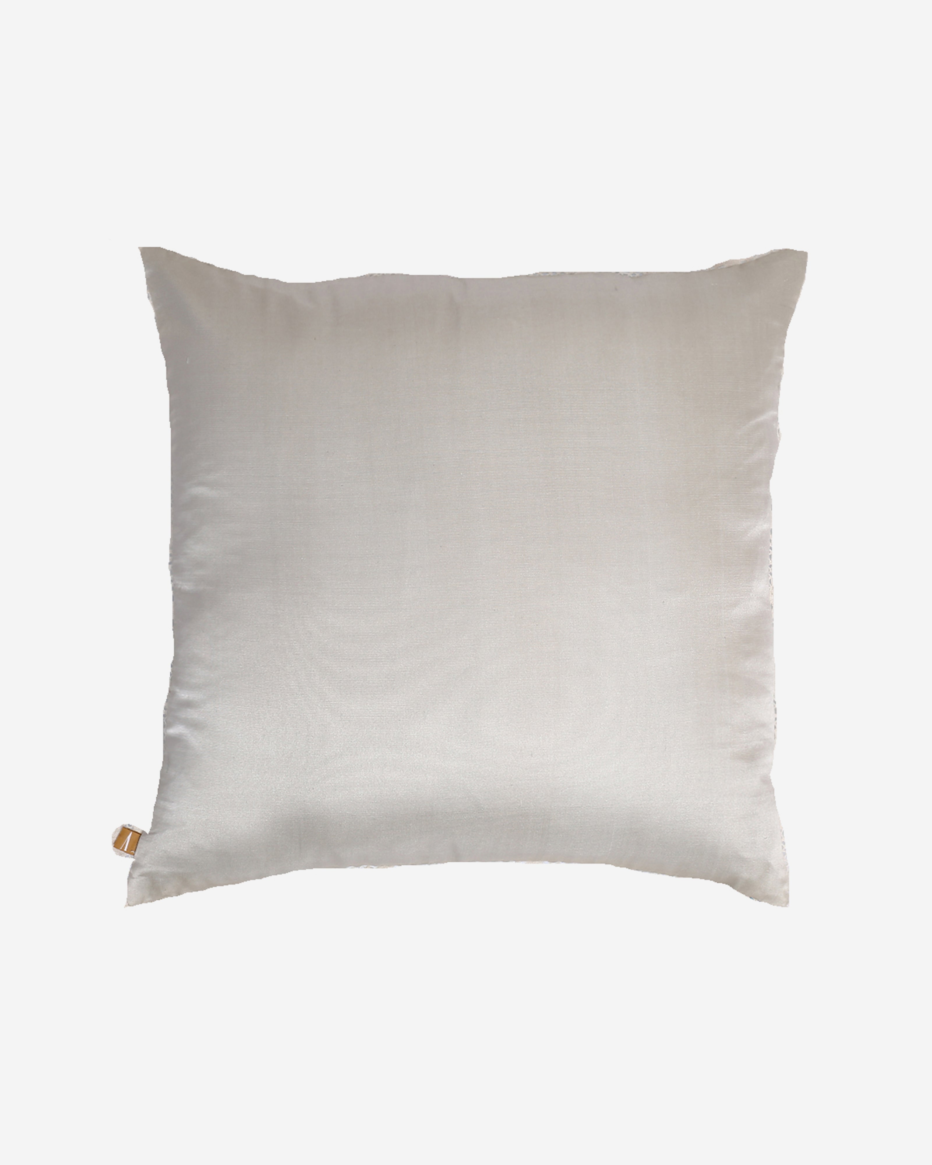 Aeluin Warp Ikat Silk Cotton Cushion Cover