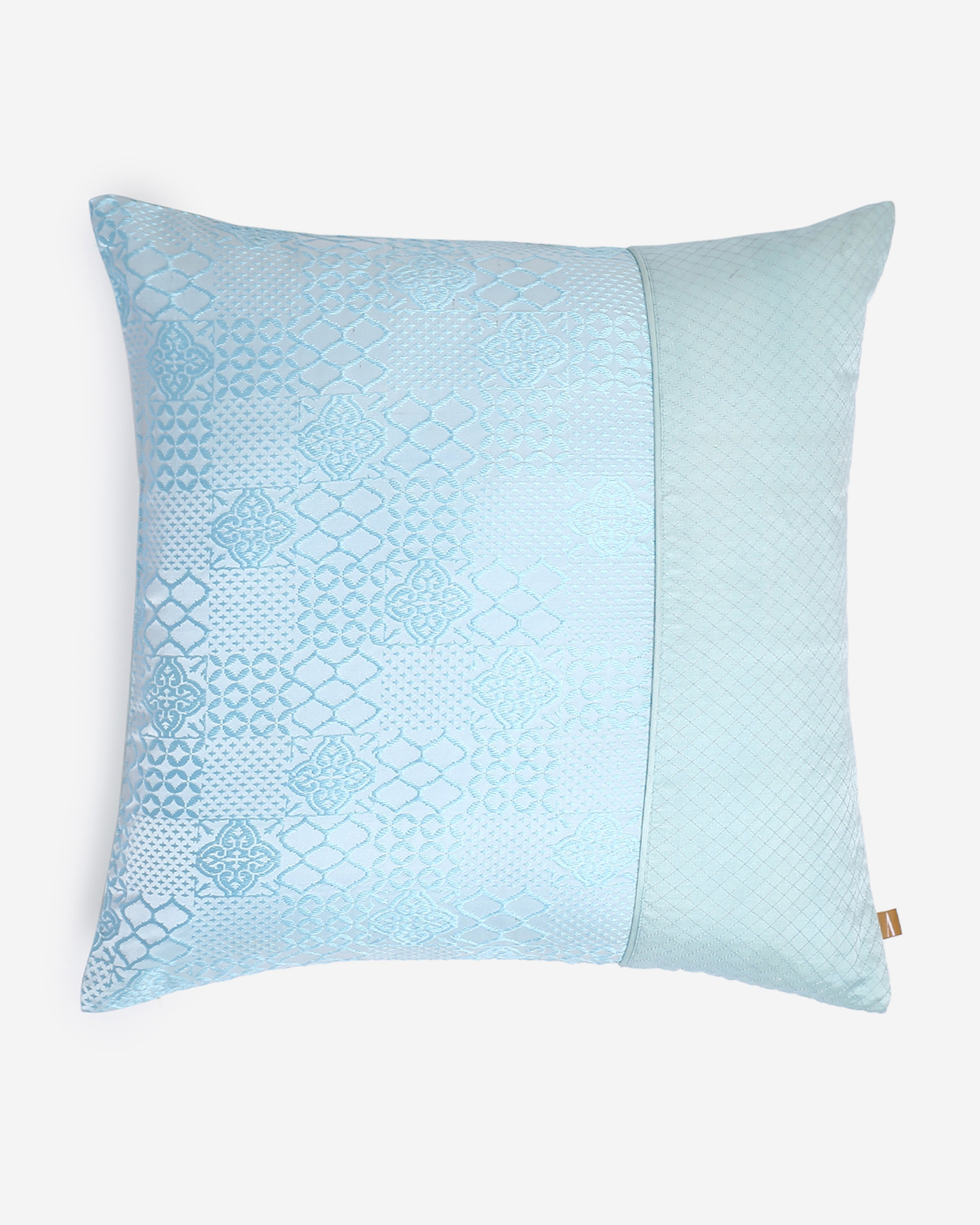 Jaye Tanchoi Silk Cushion Cover - Light Blue