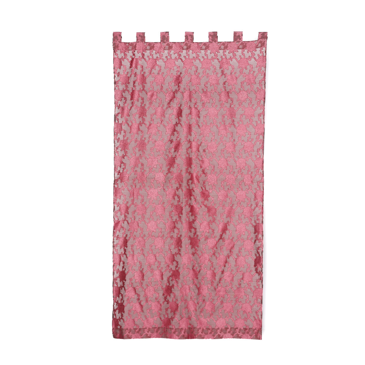 Rosa Powdi Silk Curtain