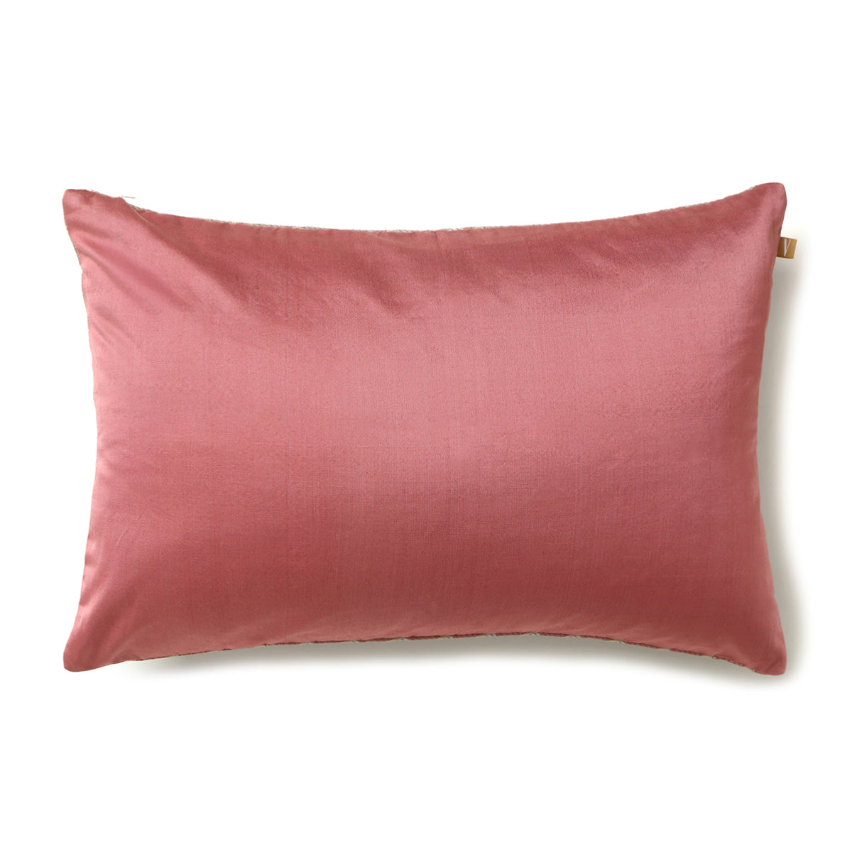 Trick Satin Brocade Silk Cotton Cushion Cover