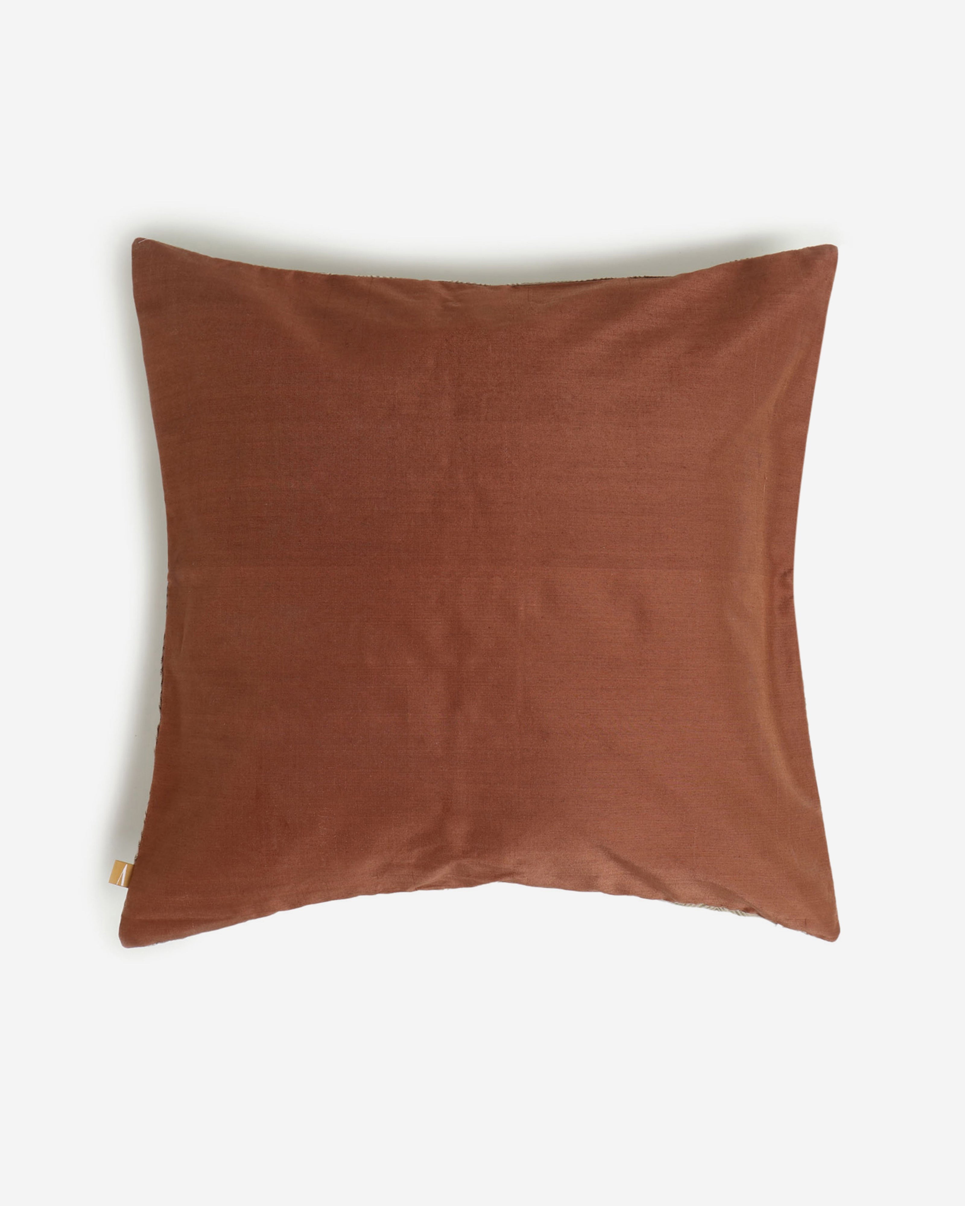 Hexa Tanchoi Silk Cushion Cover