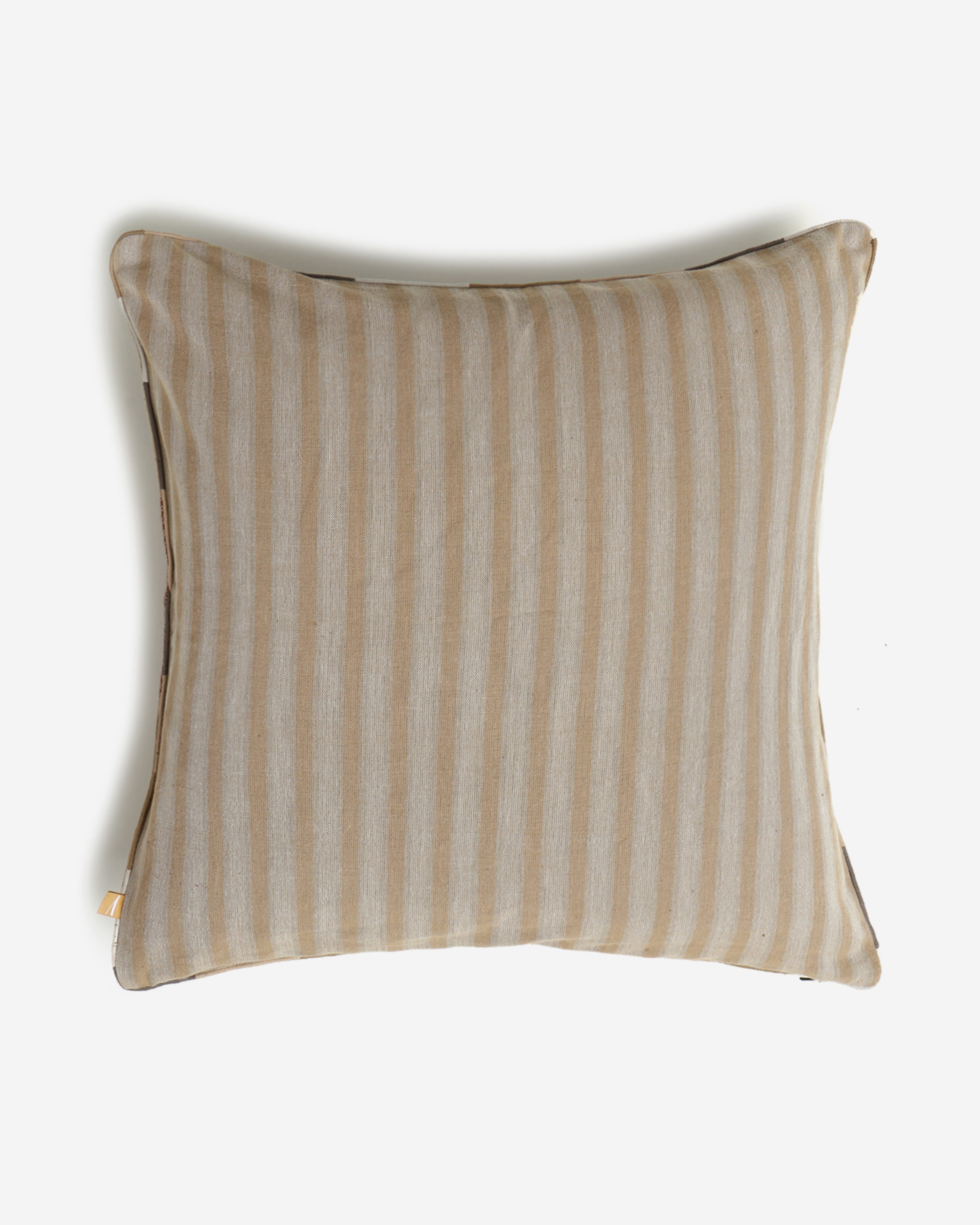 Muji Extra Weft Cotton Cushion Cover - Medium beige