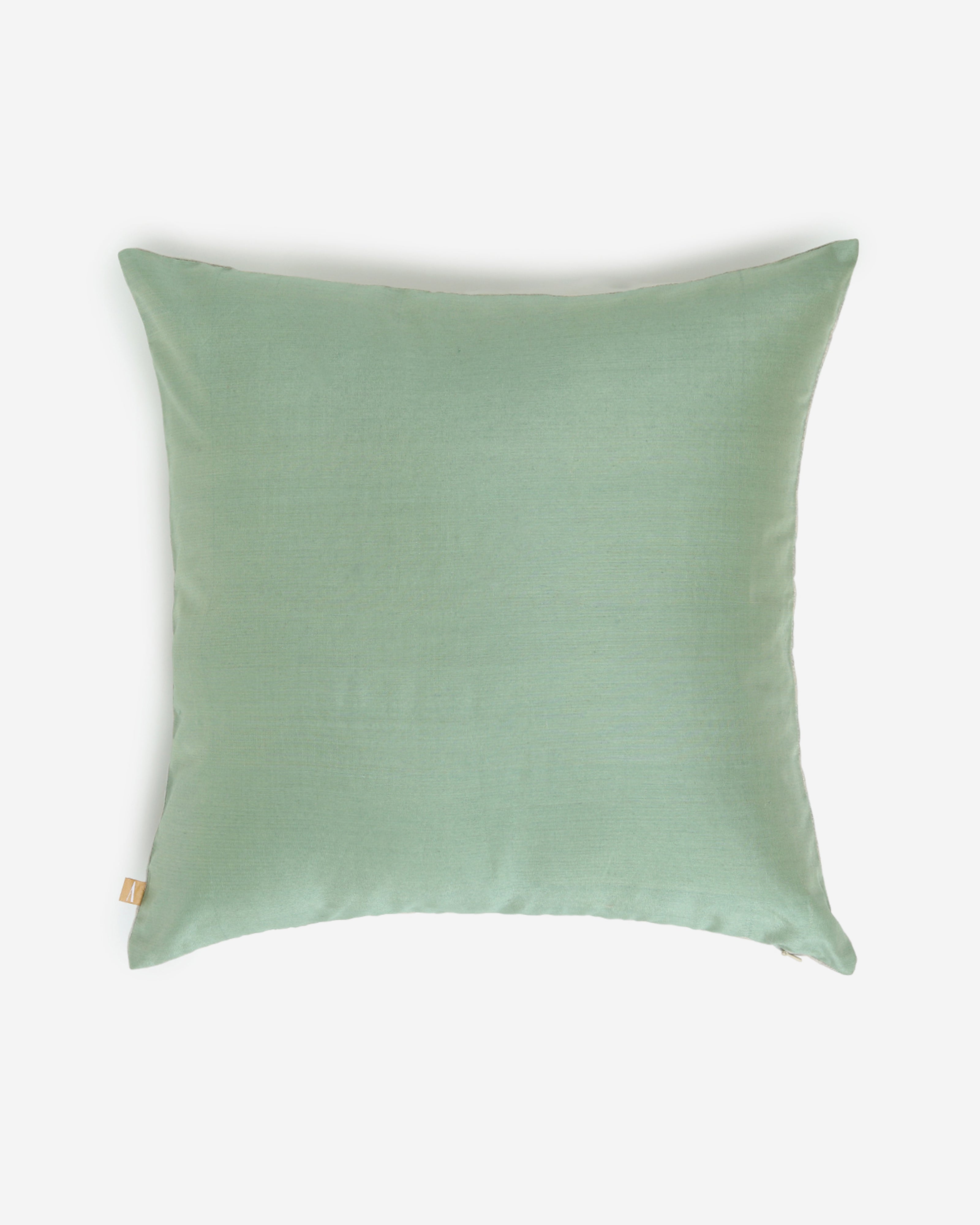 Illute Tanchoi and Fekwa Silk Cotton Cushion Cover