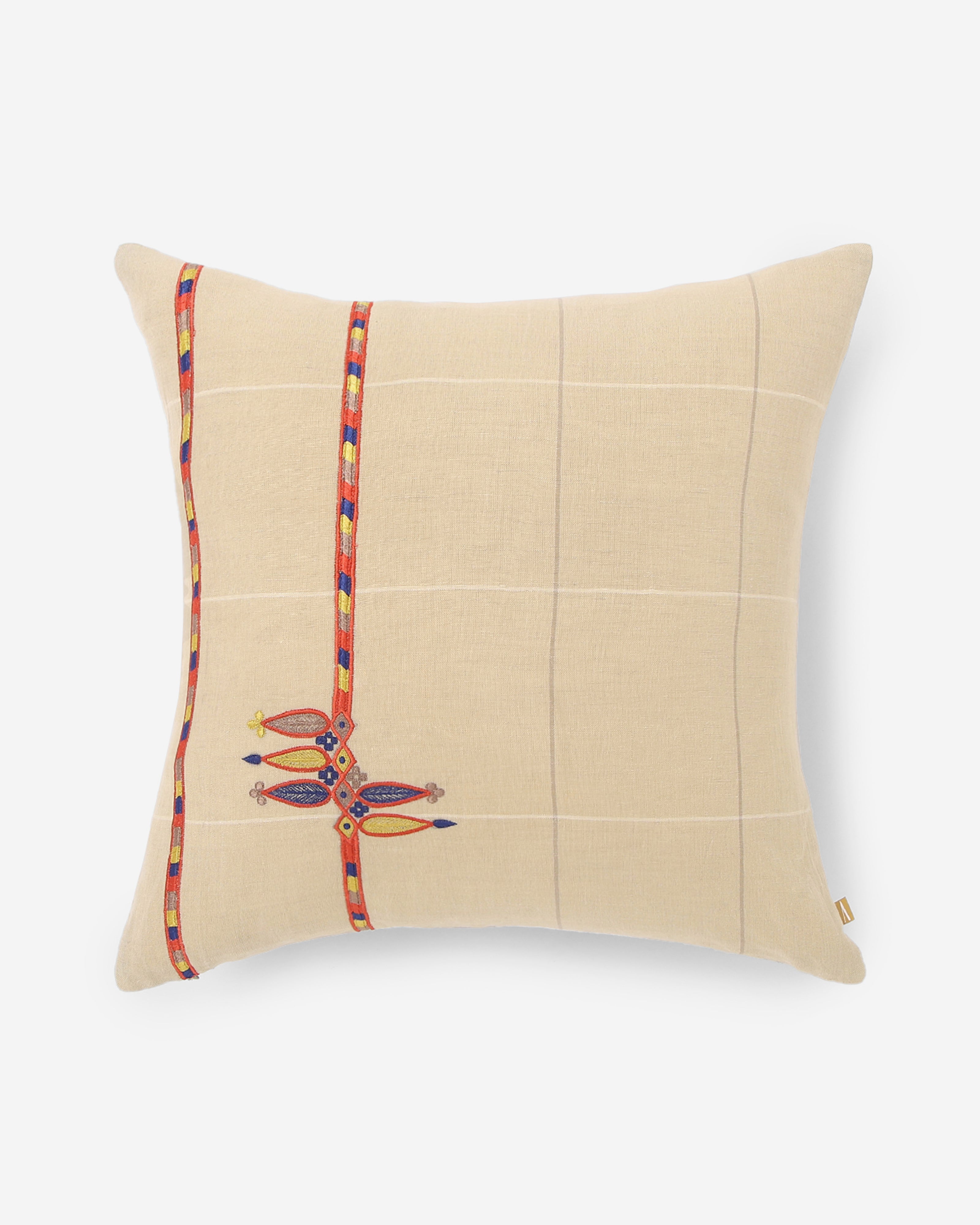 Sadhna Plain Weave Cotton Cushion Cover