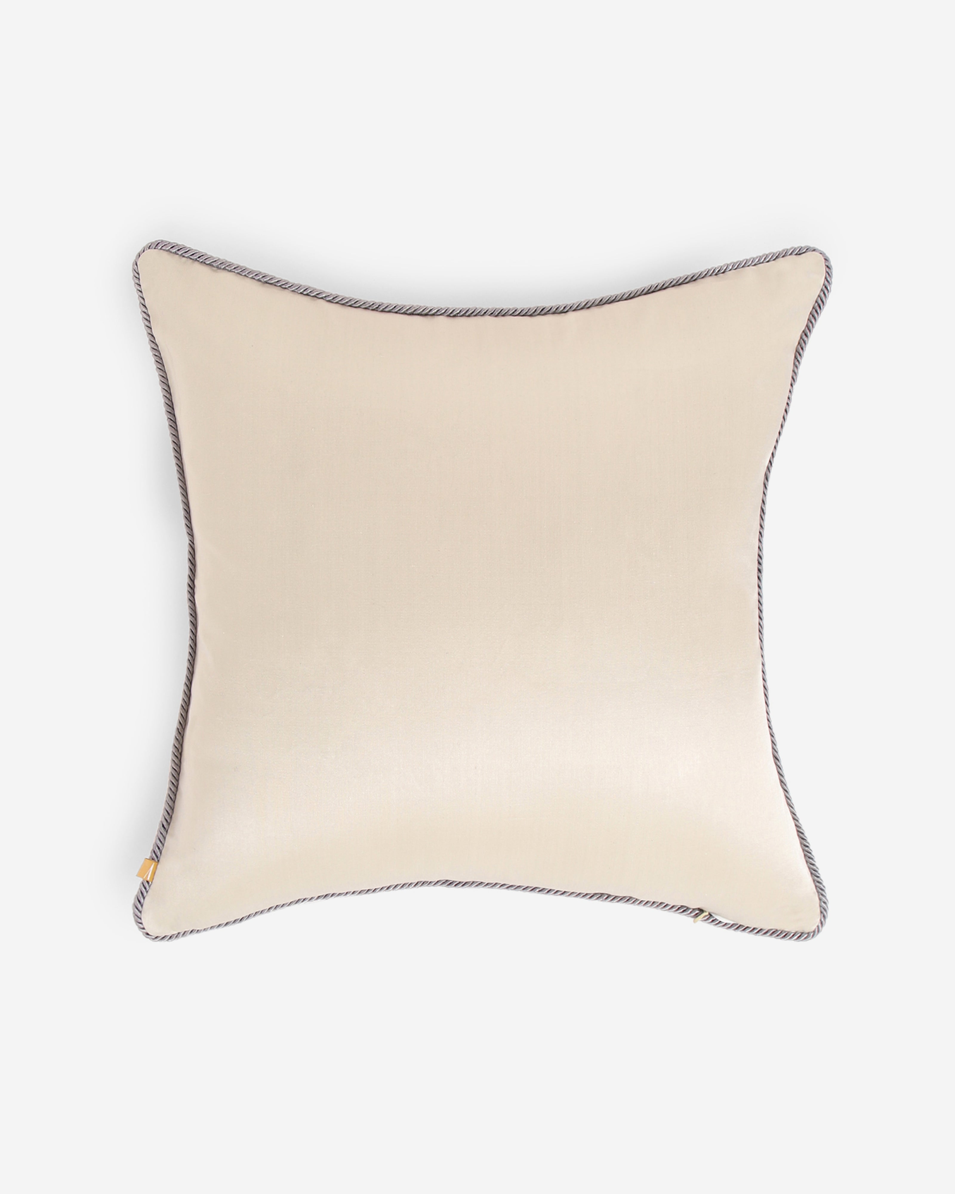Madhavi Gyasar Silk Cushion Cover - Medium Pink