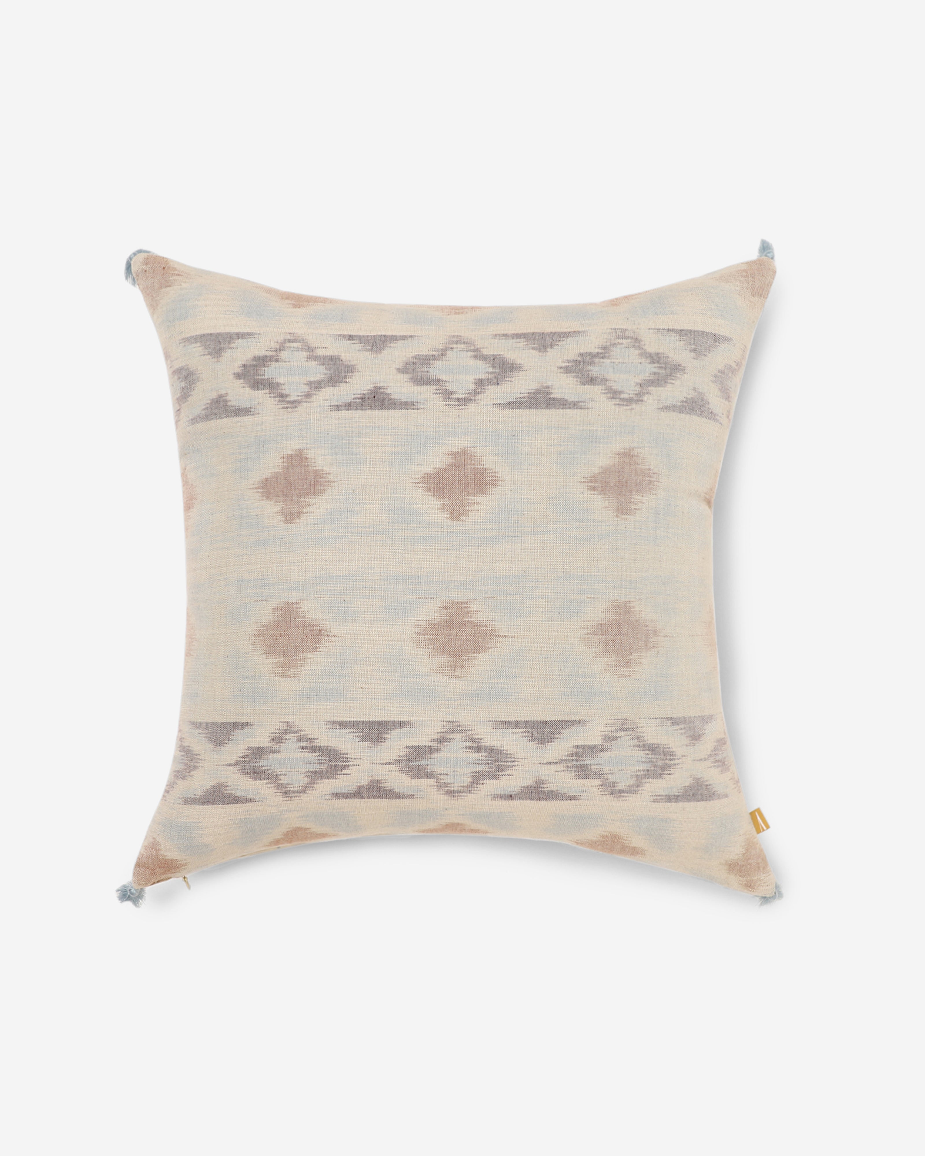 Coco Weft Ikat Cotton Silk Cushion Cover
