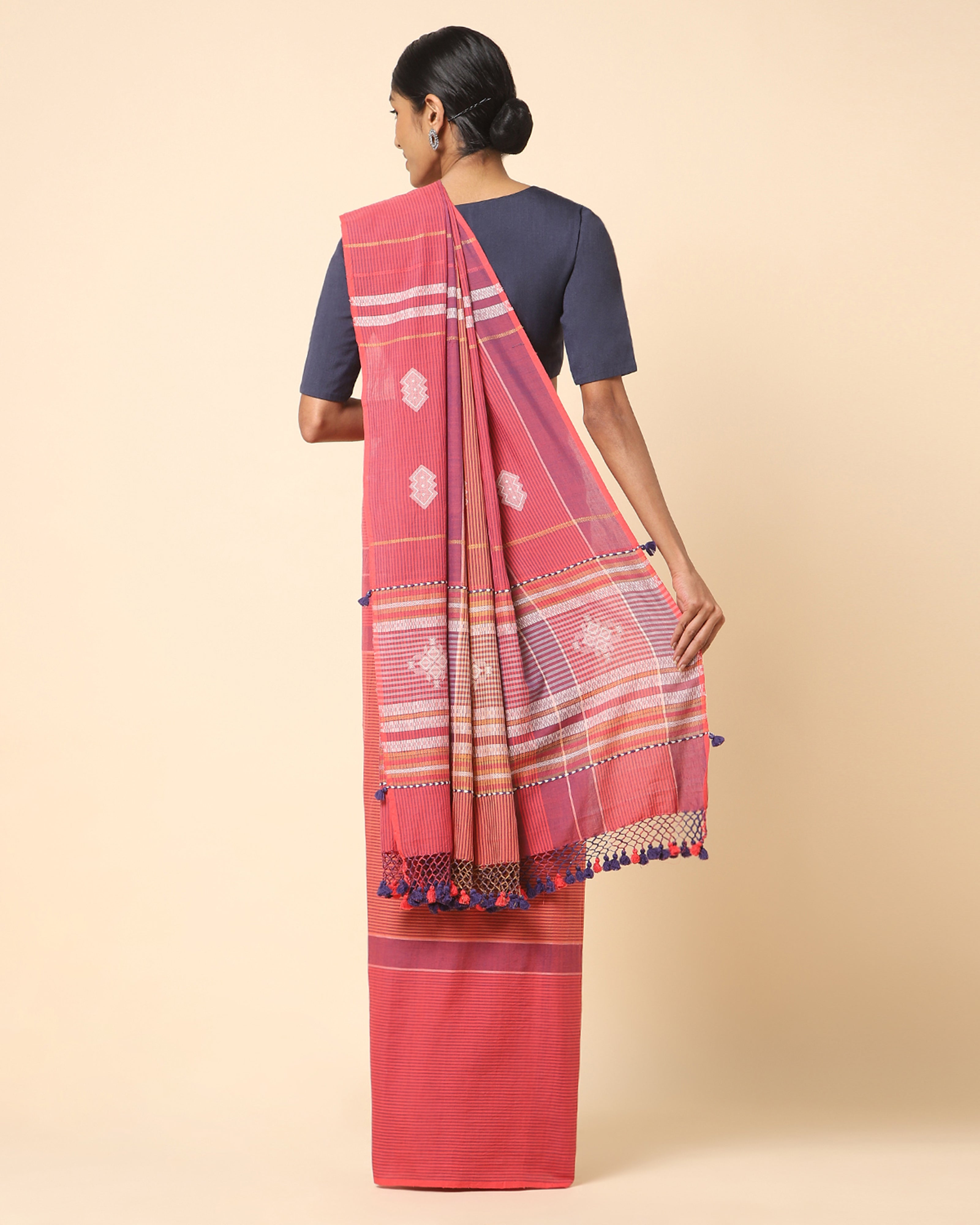 Irene Extra Weft Cotton Saree