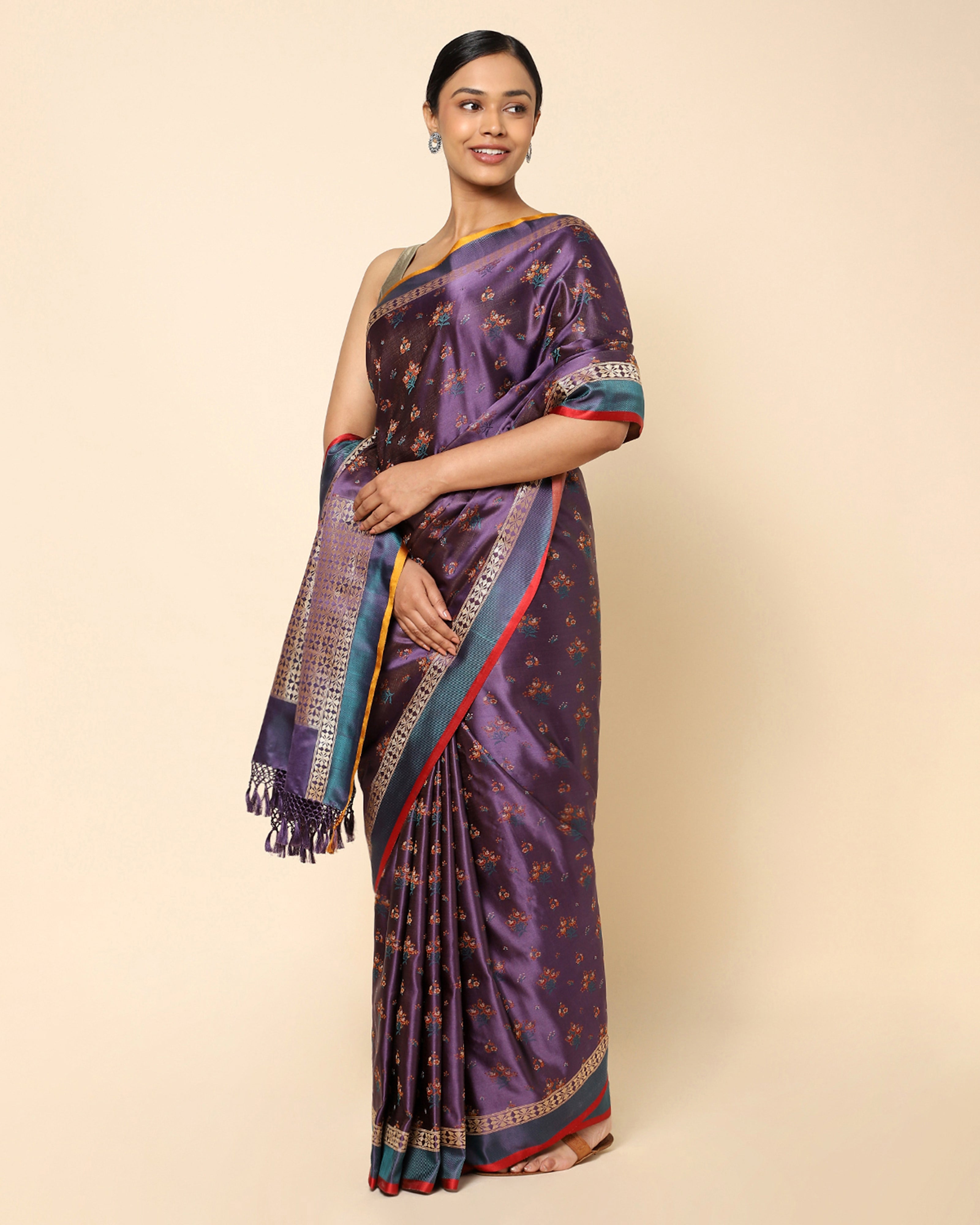 Eden Tanchoi and Kadwa Silk Saree