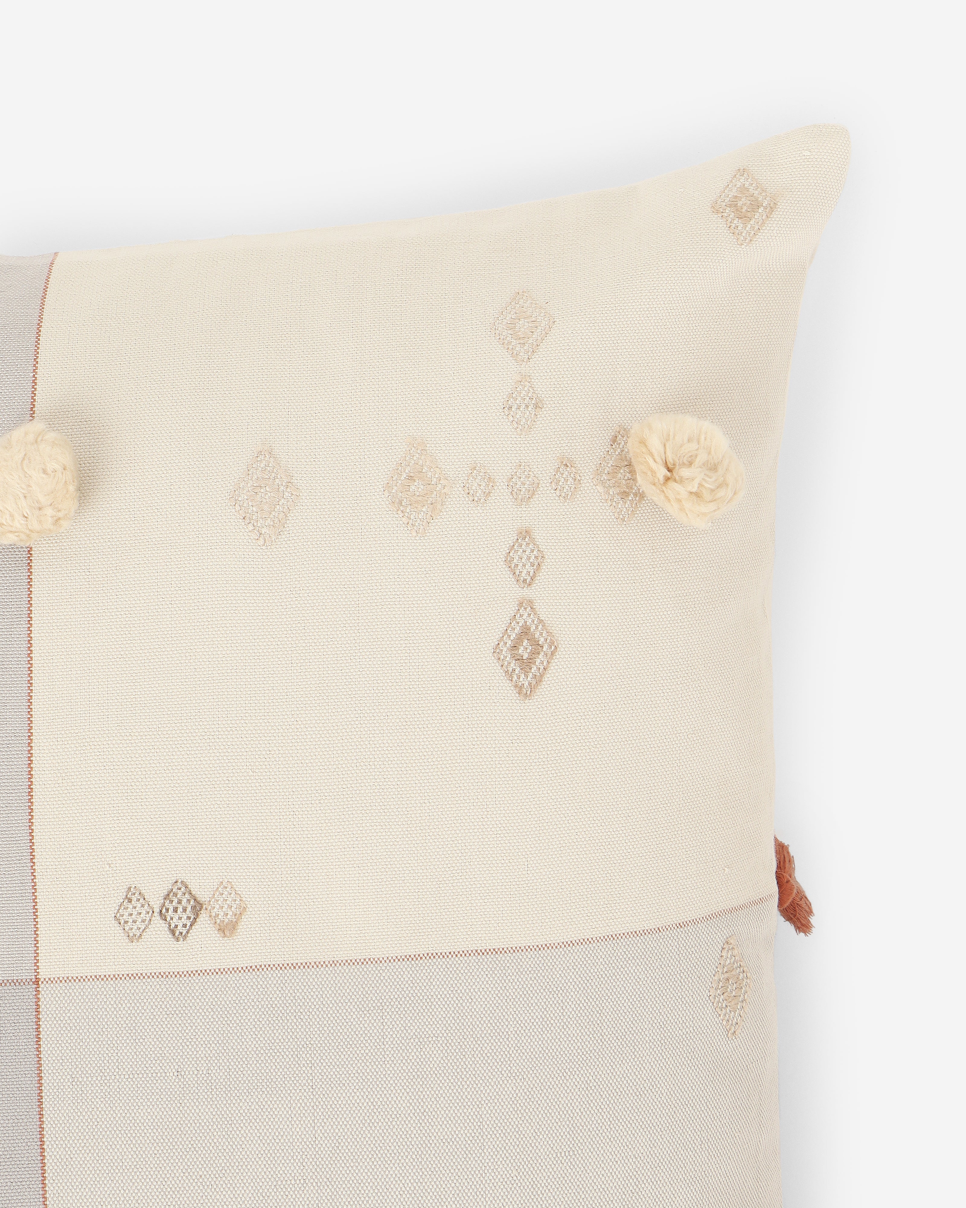 Fragment Extra Weft Cotton Cushion Cover