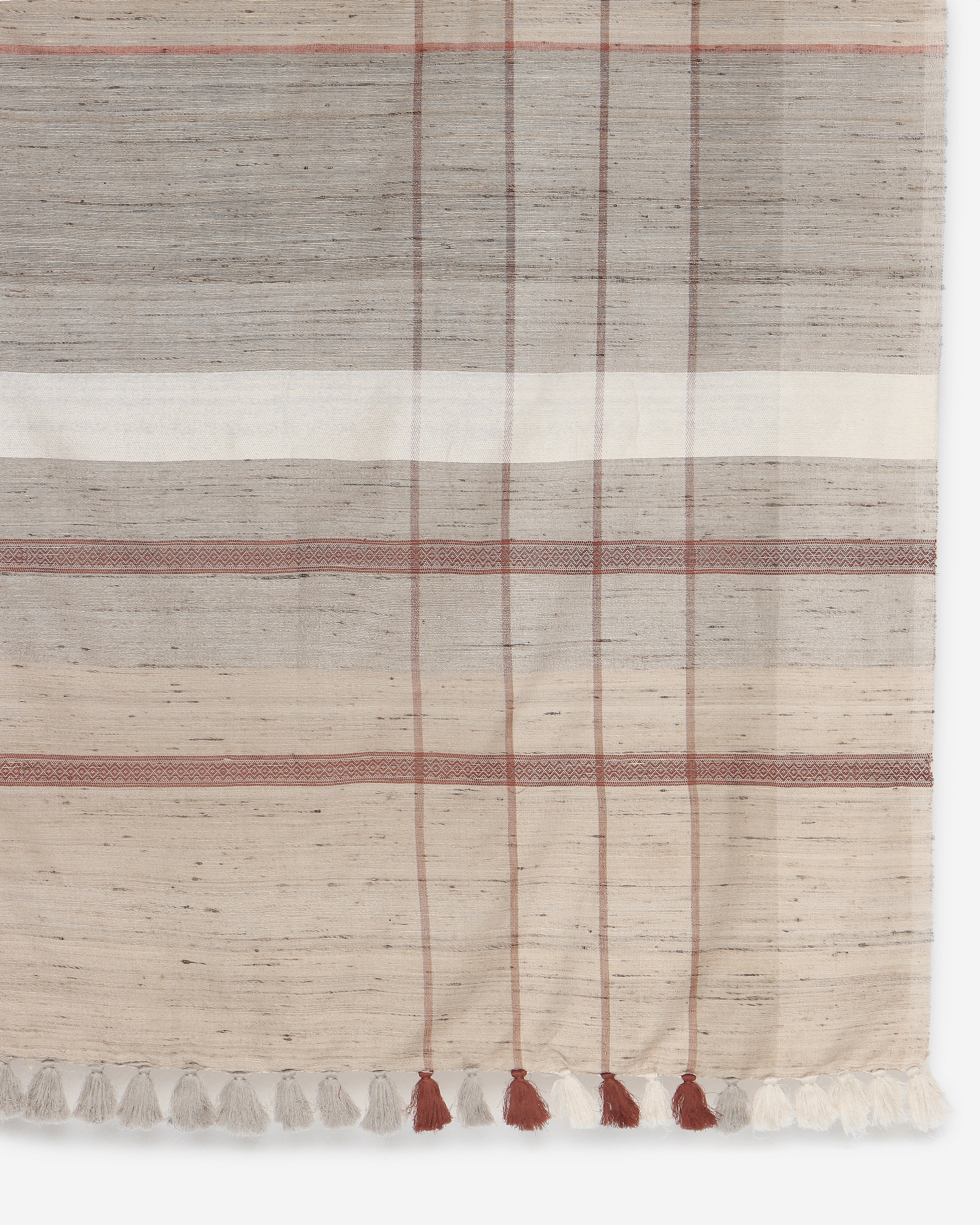 Fusion Extra Weft Cotton Silk Throw