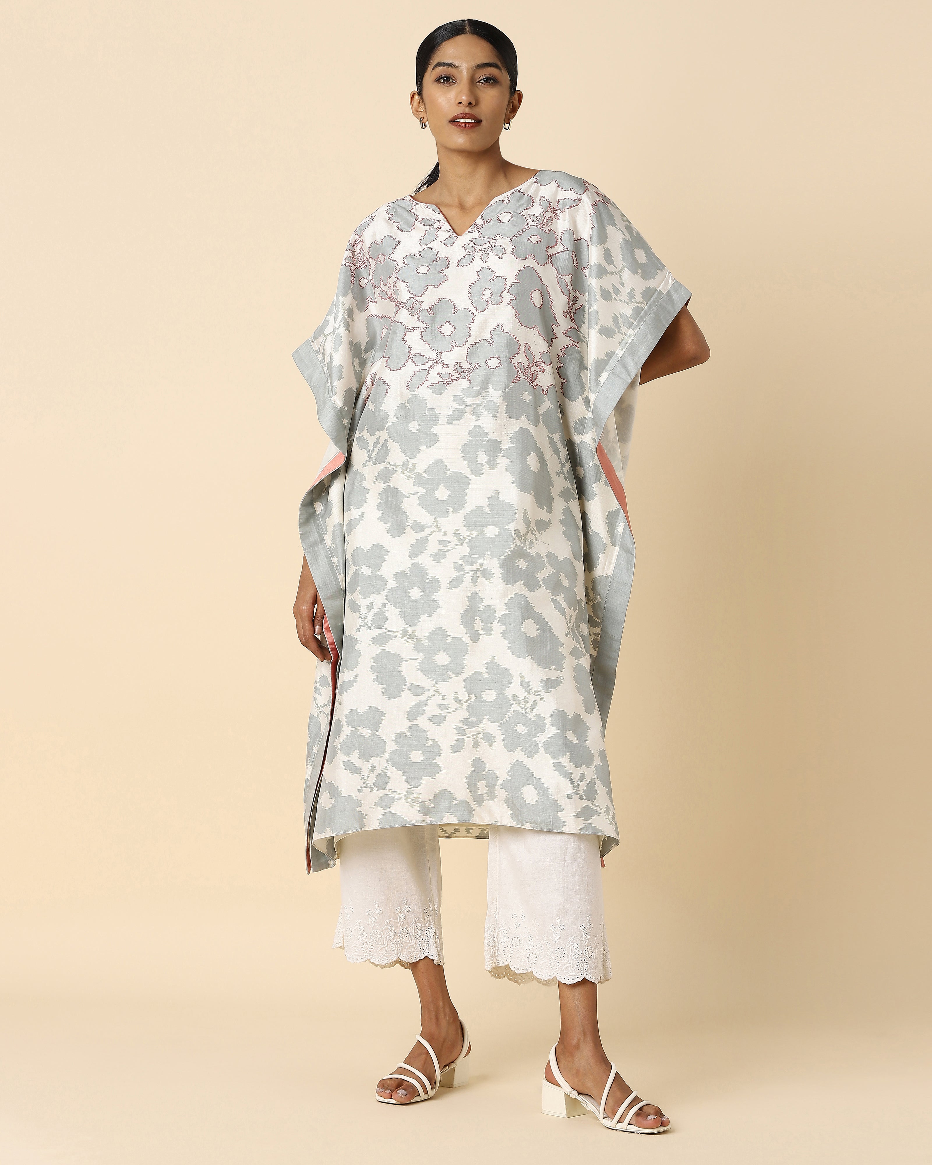 Camara Banarasi Tanchoi Silk Women's Kurta