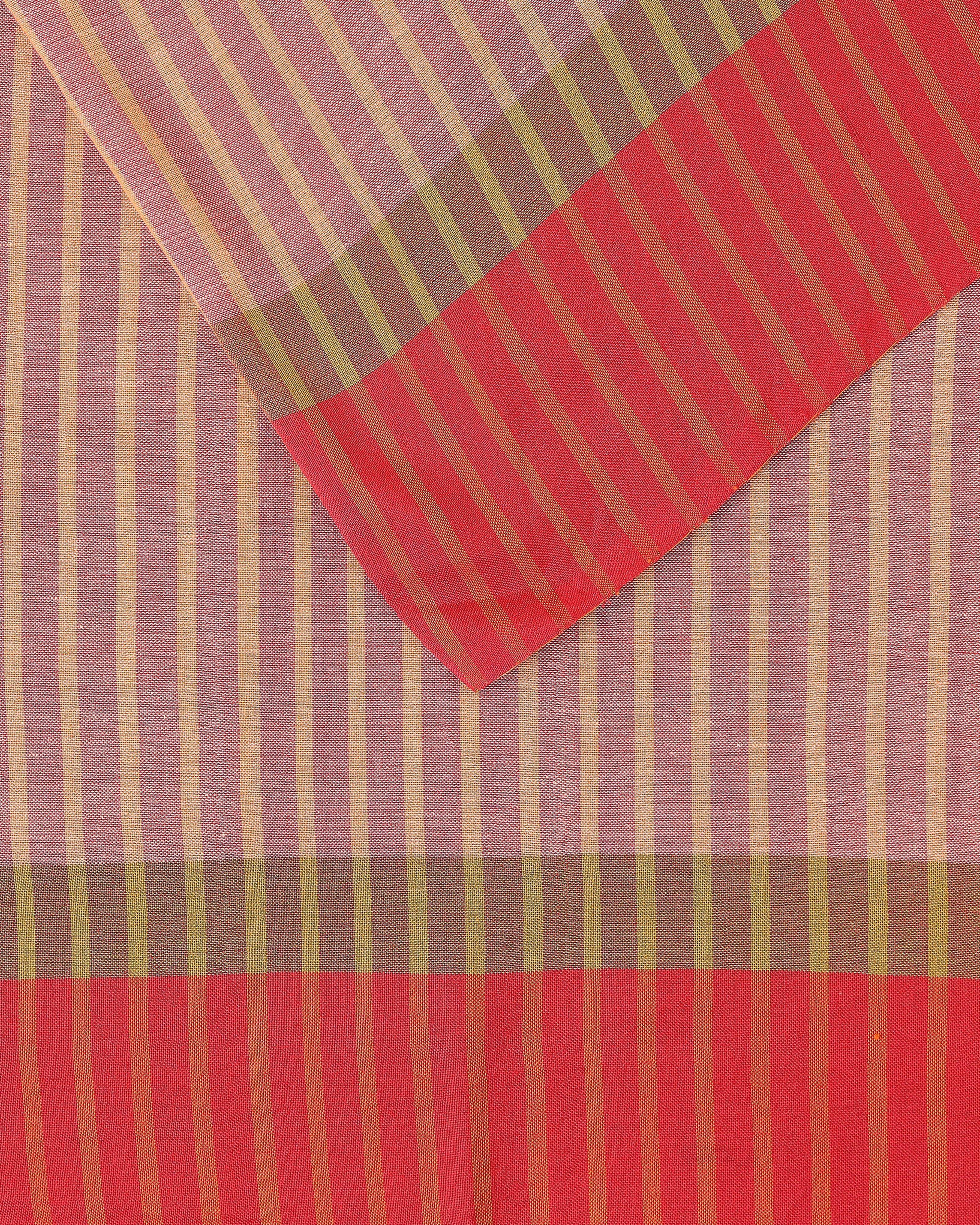 Amun Bhujodi Extra Weft Cotton Saree