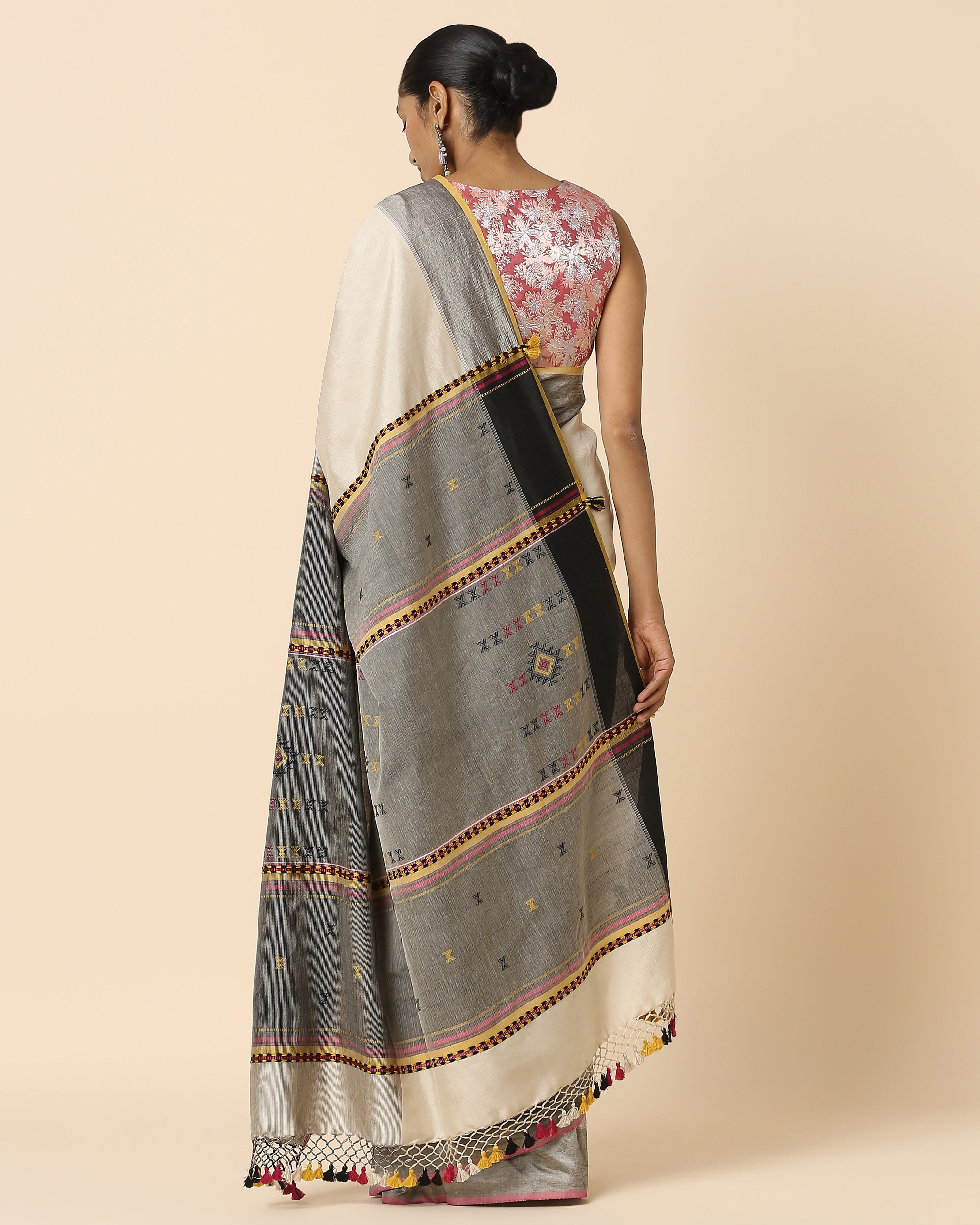 Noah Bhujodi Extra Weft Cotton Silk Saree