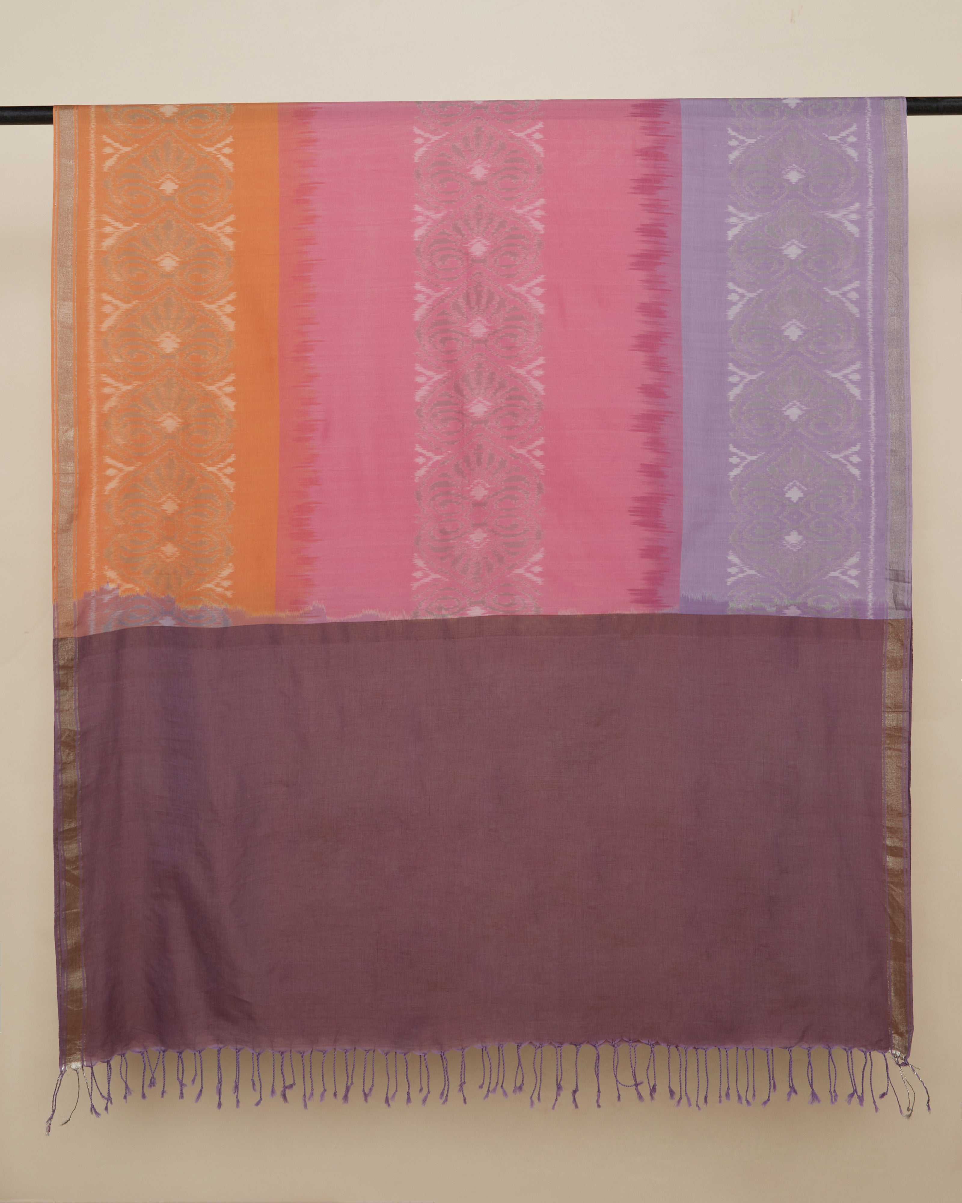 Manya Weft Ikat Cotton Dupatta