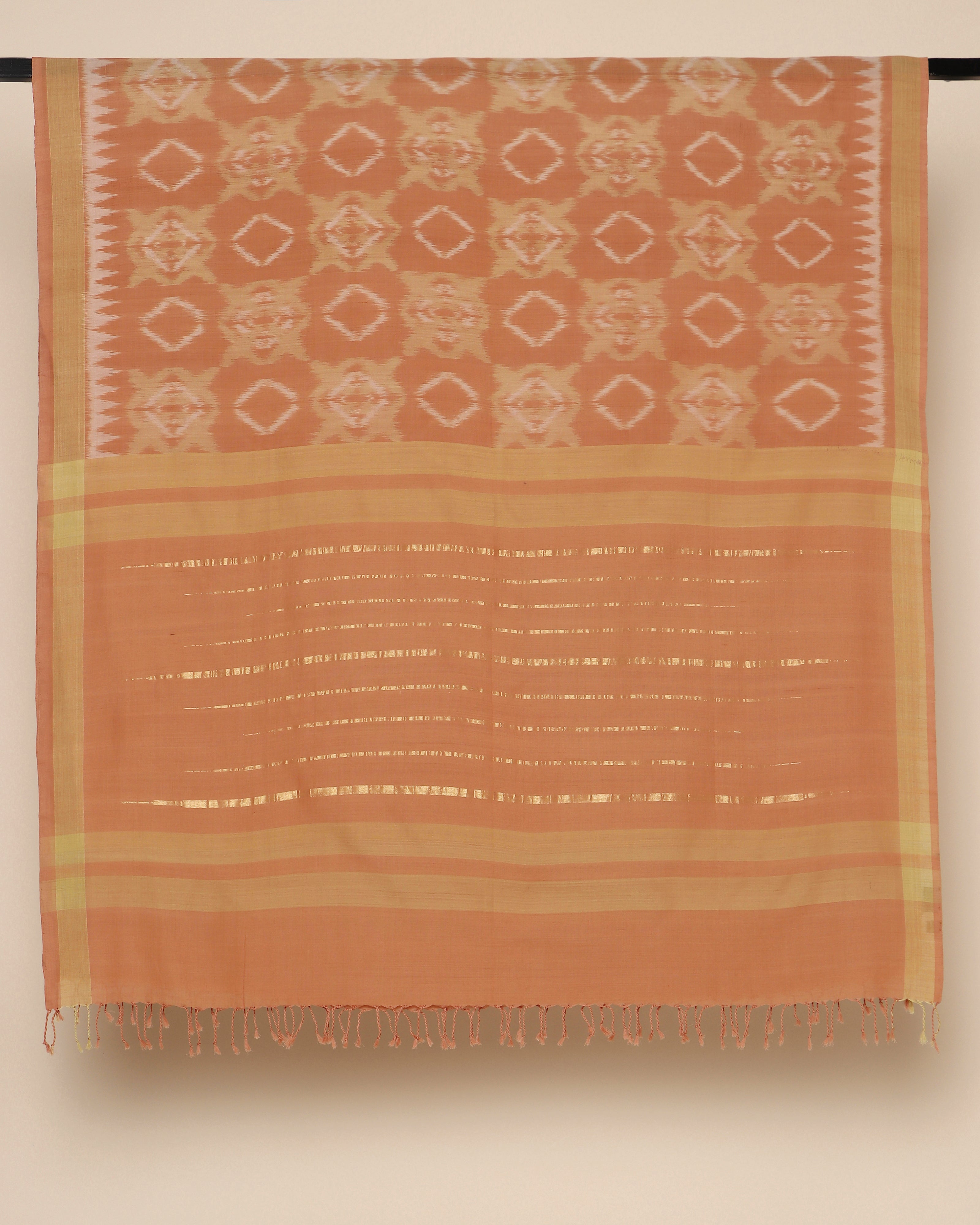 Naaz Weft Ikat Cotton Dupatta