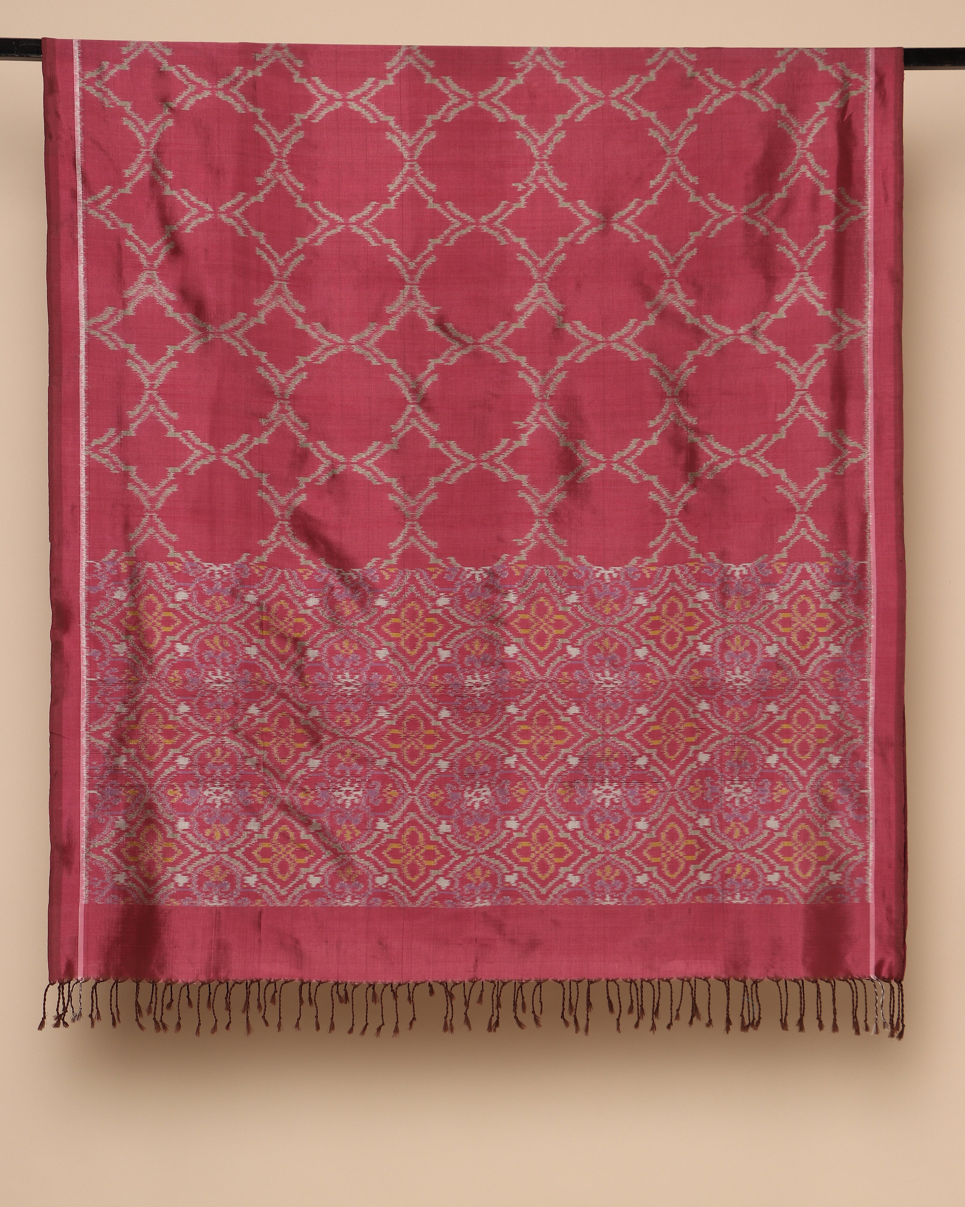 Prapti Weft Ikat Silk Dupatta