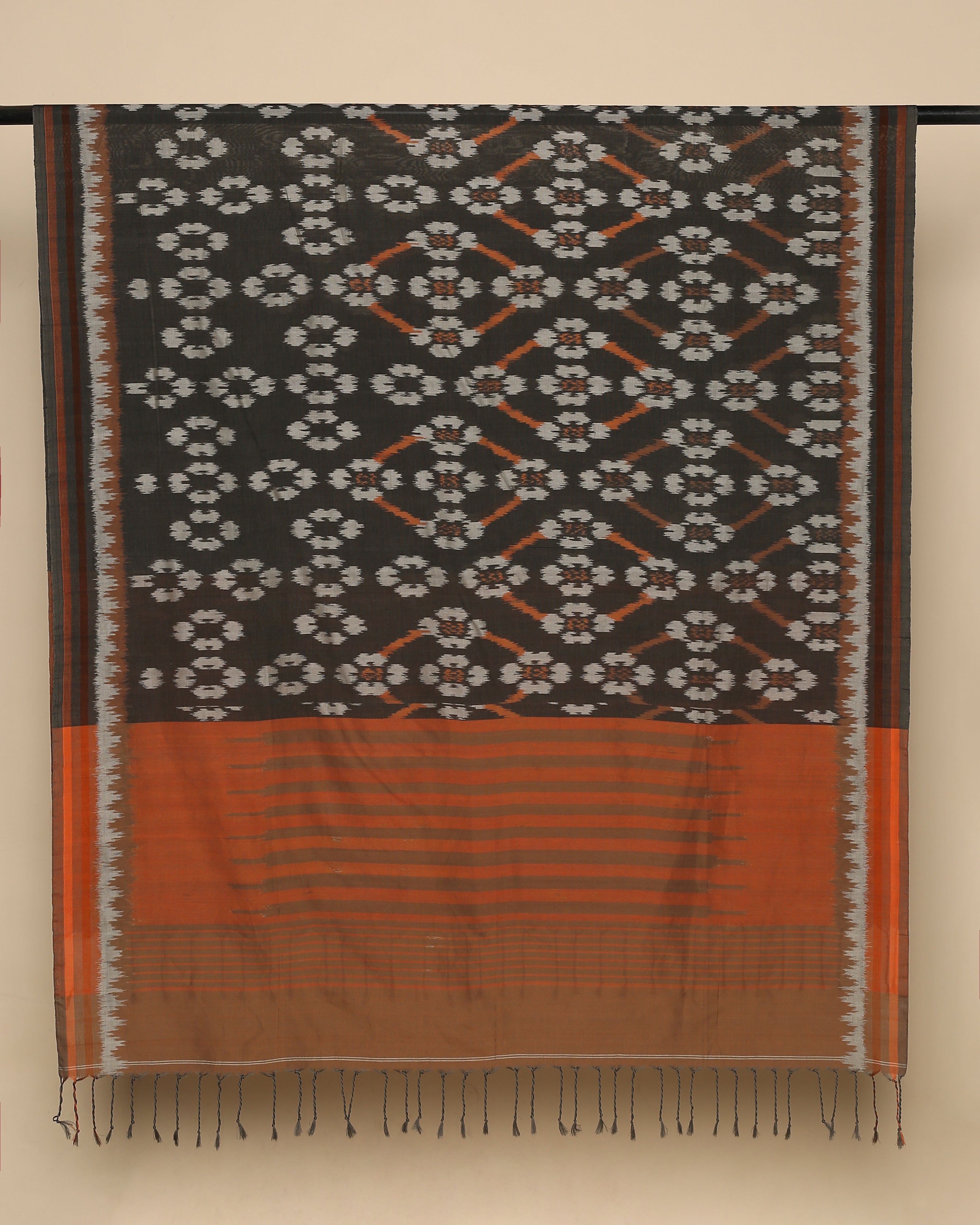 Nairama Weft Ikat Cotton Dupatta