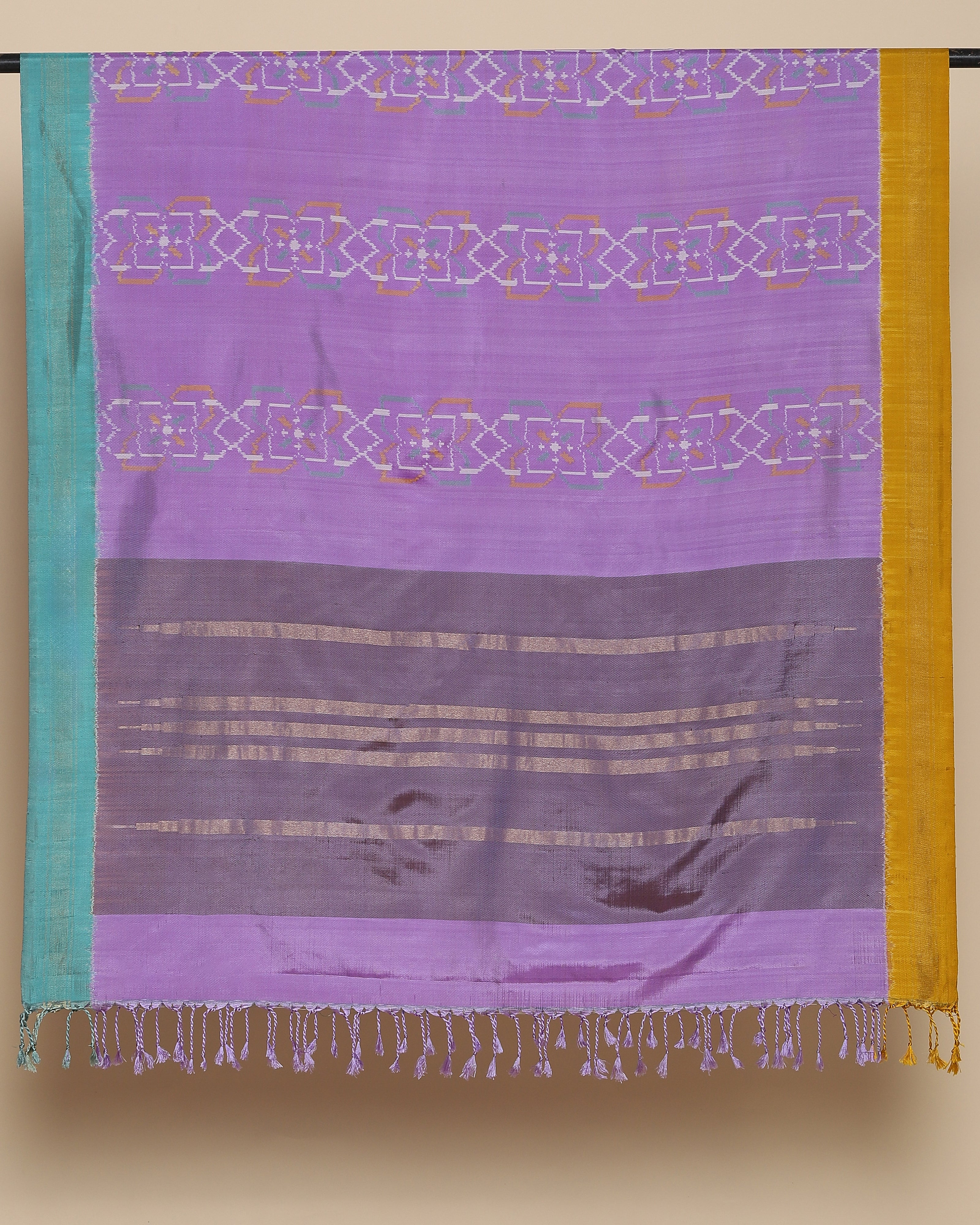 Antheia Weft Ikat Silk Dupatta