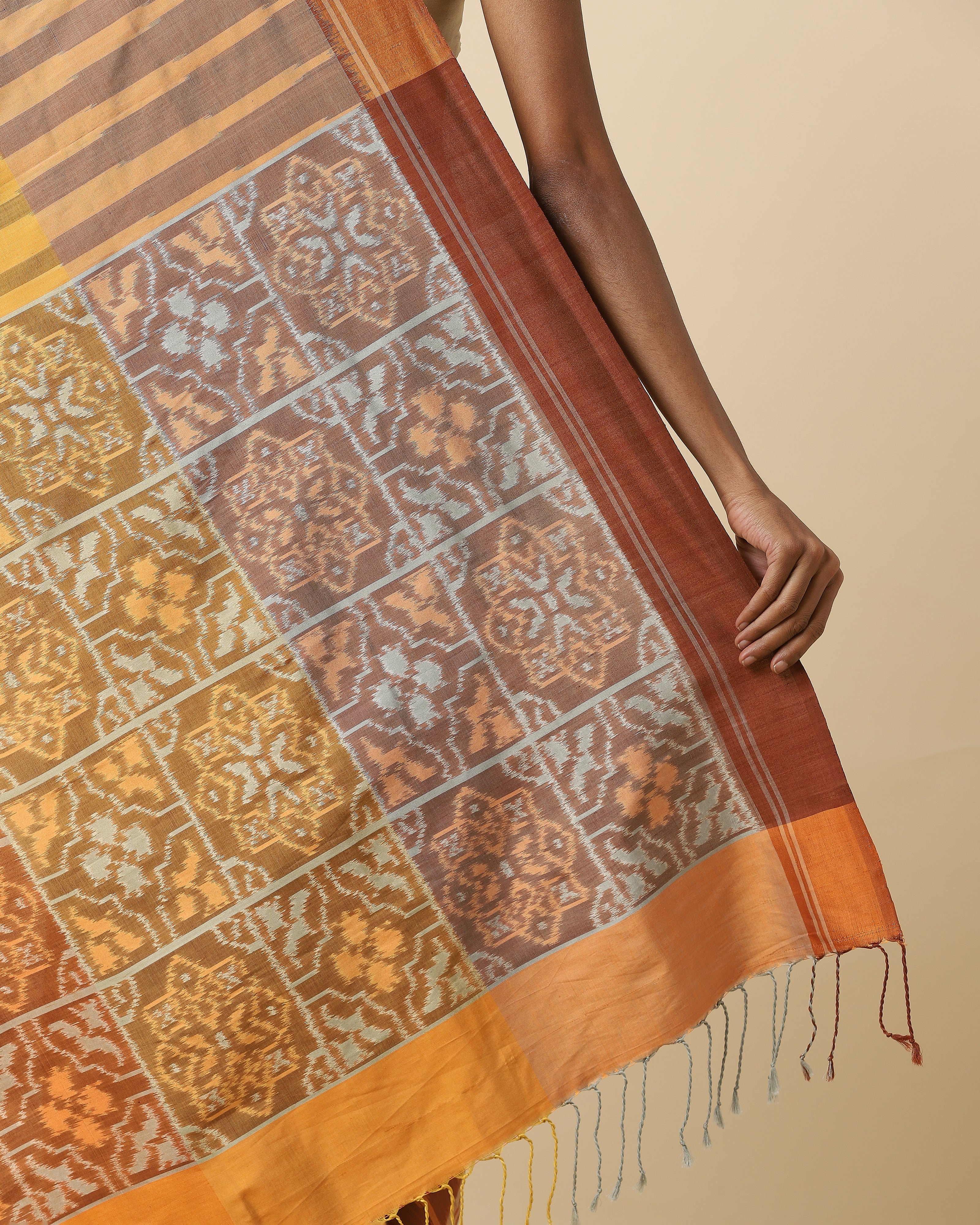 Femi Weft Ikat Silk Saree