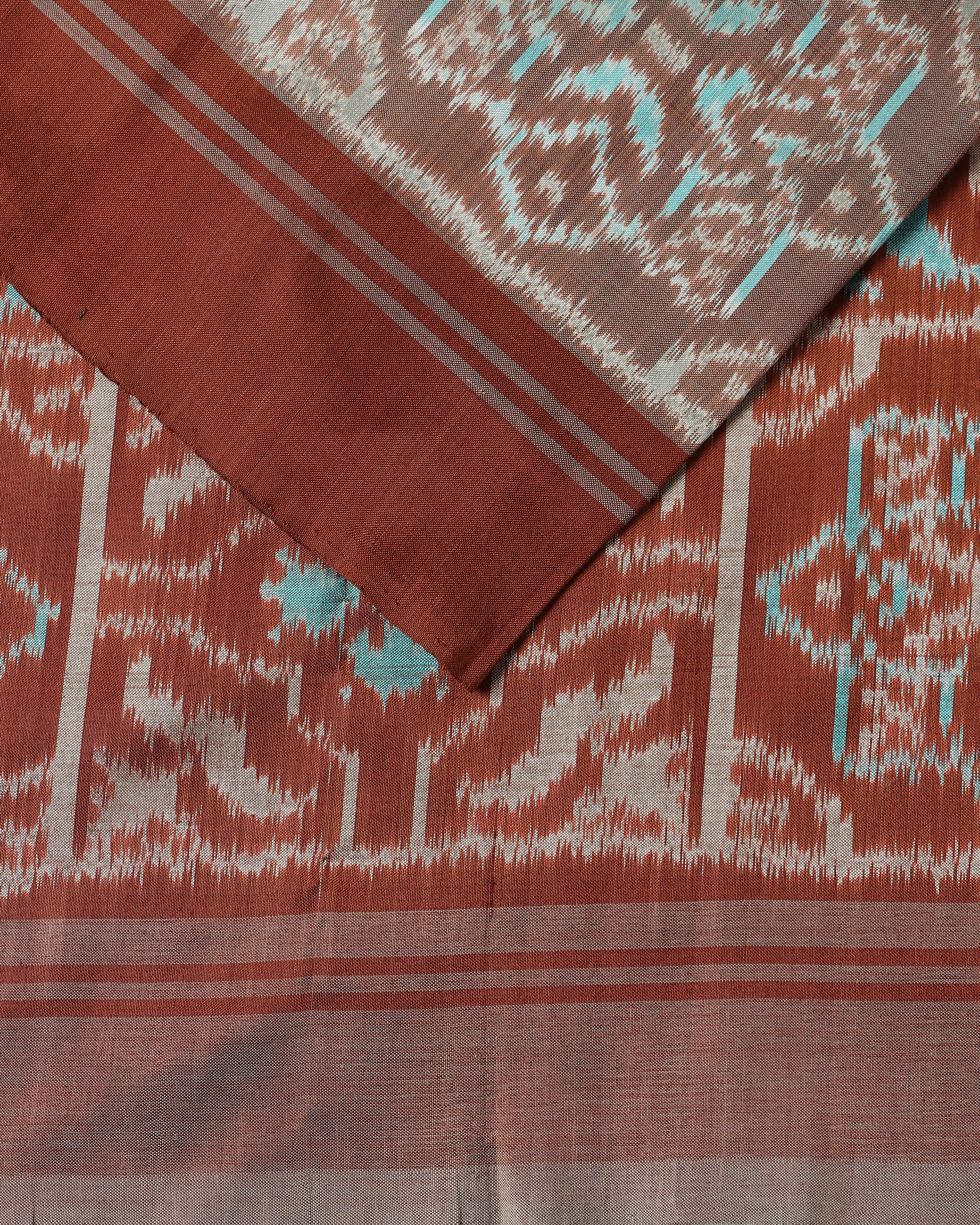 Femi Weft Ikat Silk Saree