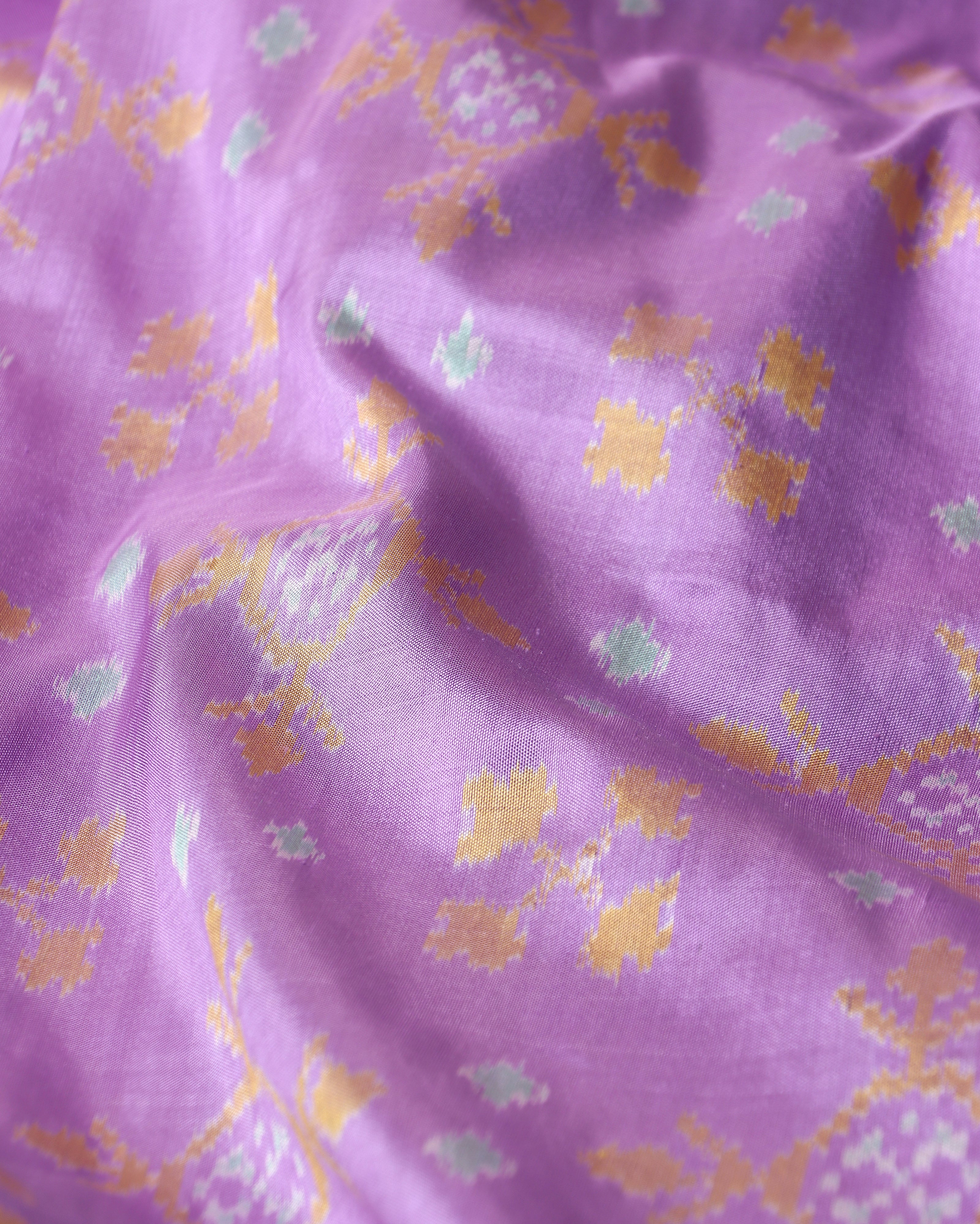 Mirza Weft Ikat Silk Saree