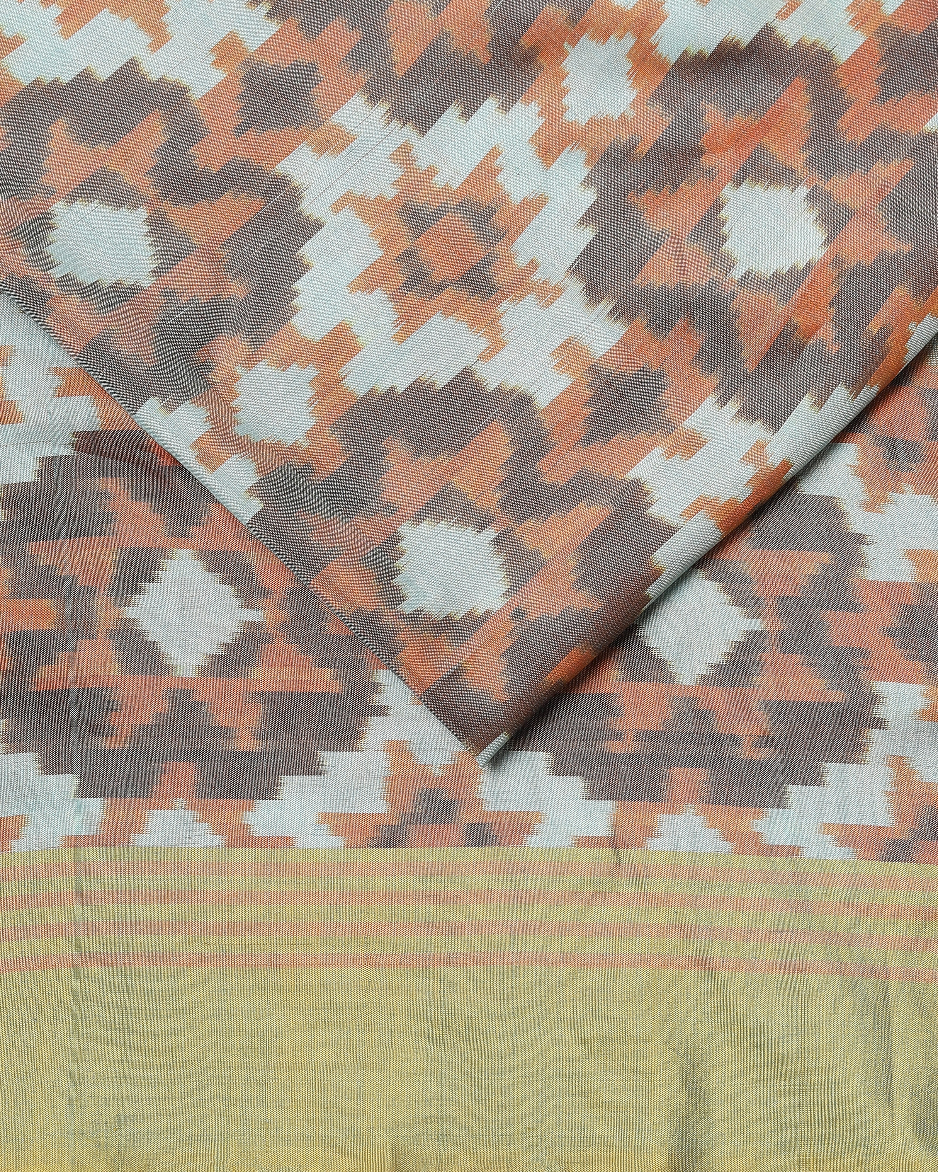 Poonam Warp Ikat Silk Cotton Saree