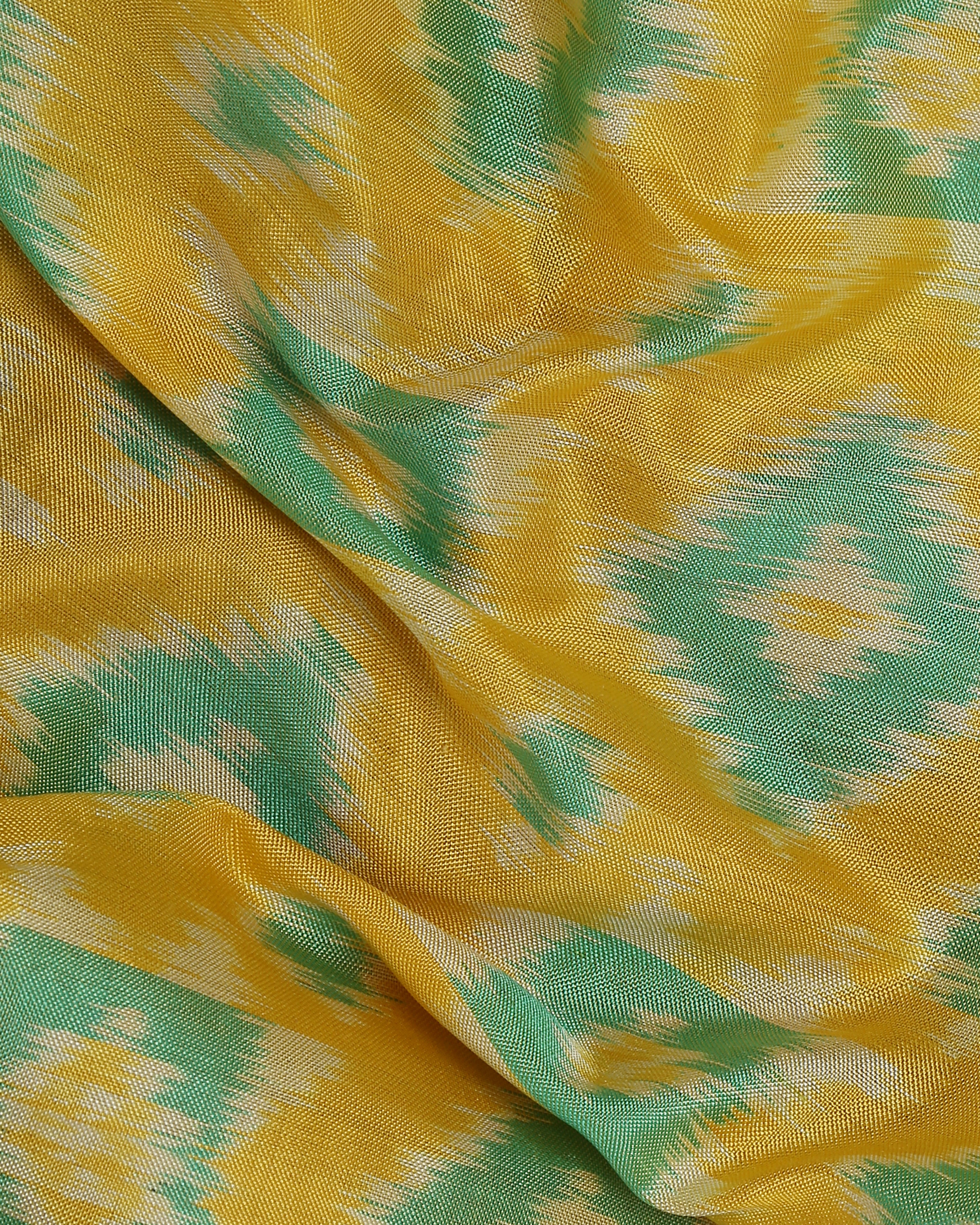 Prabha Pochampally Weft Ikat Silk Saree