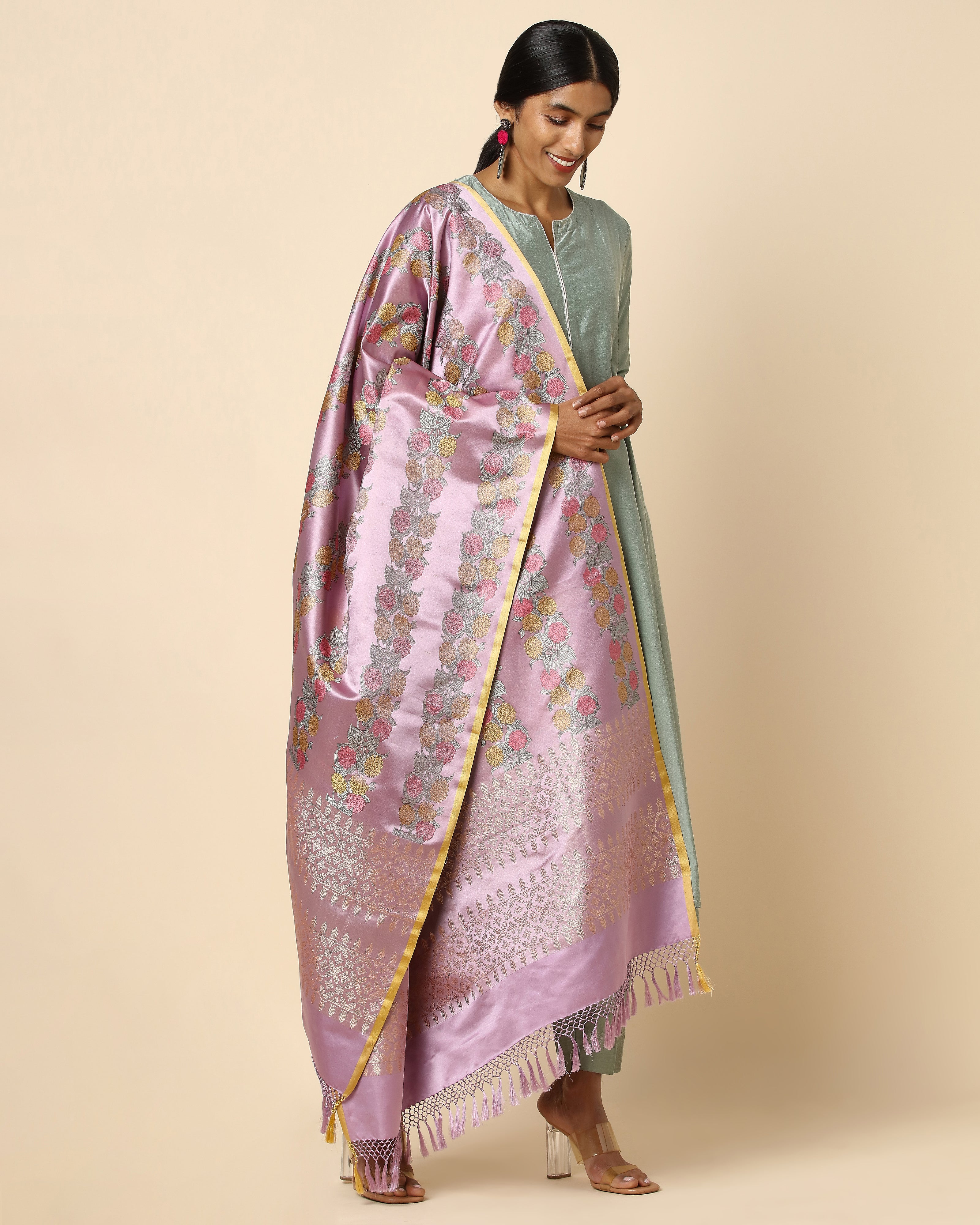 Lantana Tanchoi Silk Dupatta