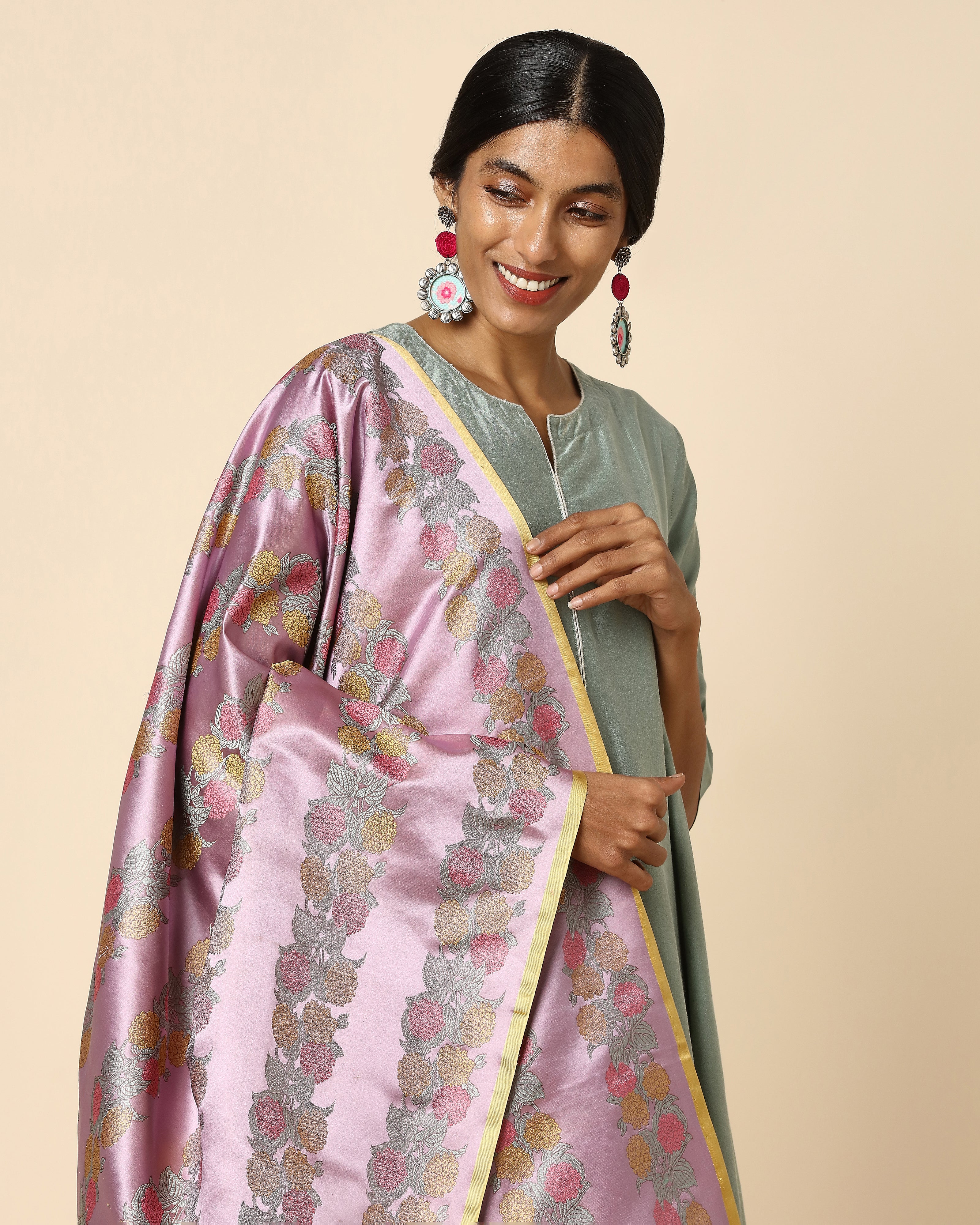 Lantana Tanchoi Silk Dupatta