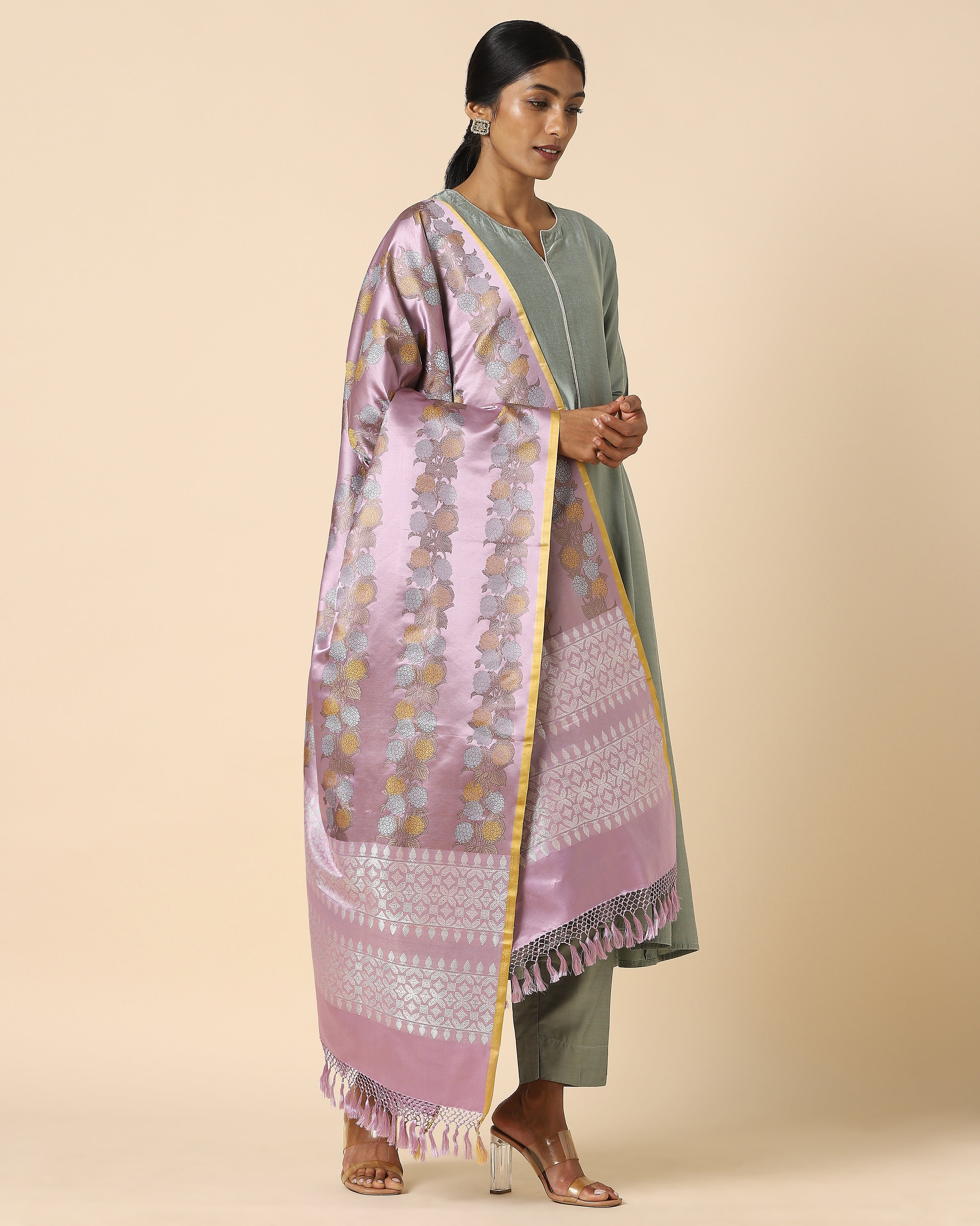 Lantana Tanchoi Silk Dupatta