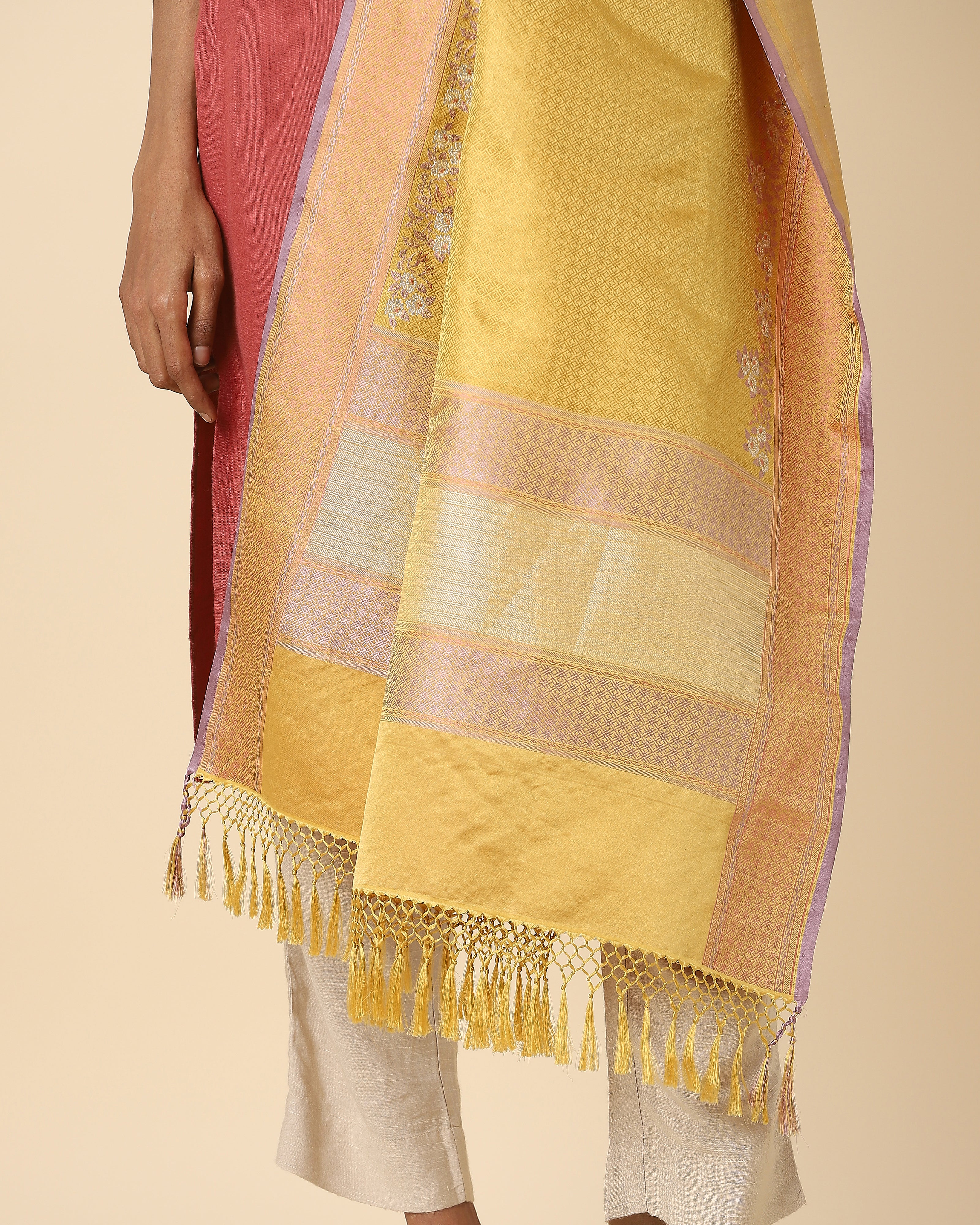 Kiara Tanchoi Silk Dupatta