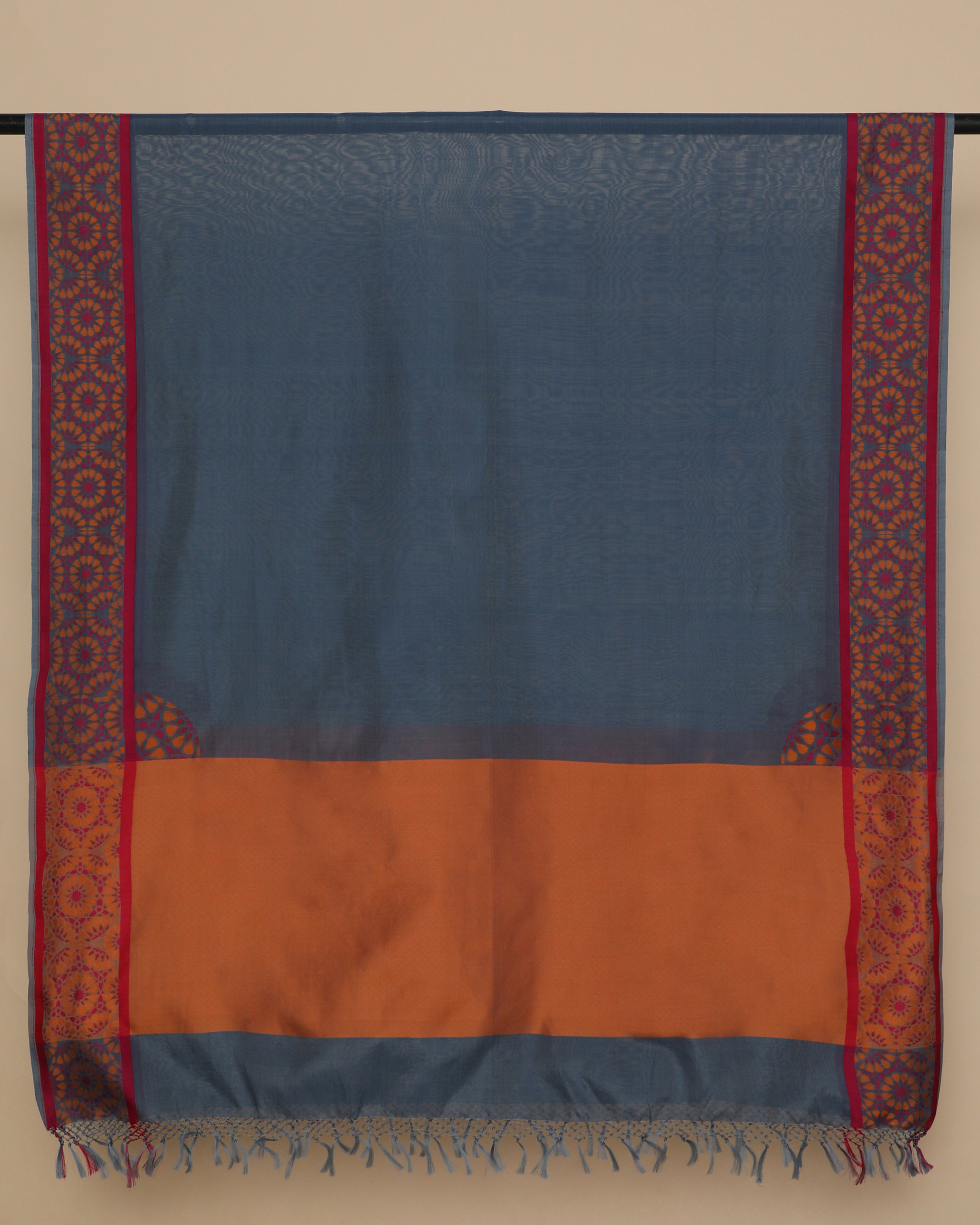 Aanj Cutwork Silk Cotton Dupatta