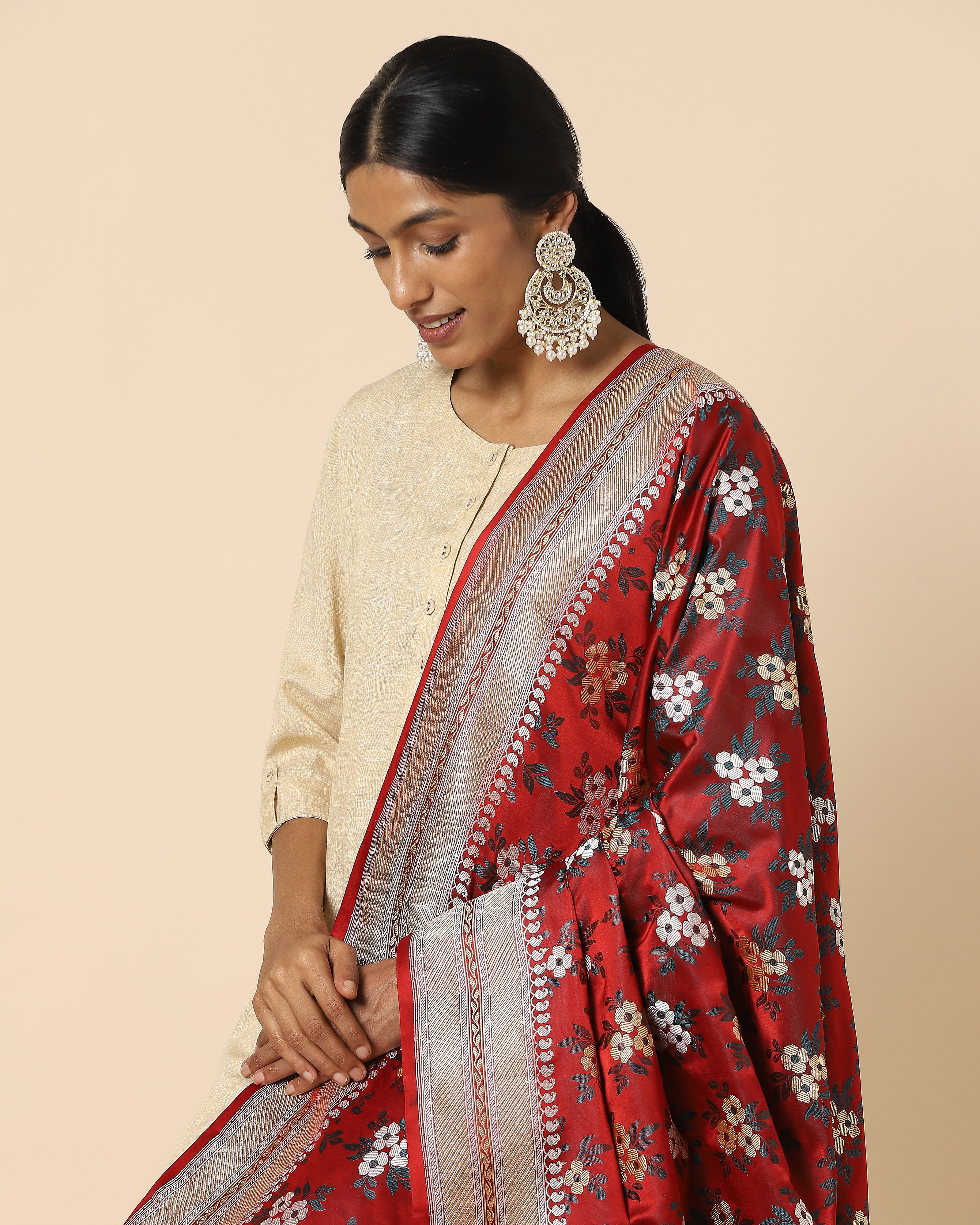 Salena Tanchoi Silk Dupatta