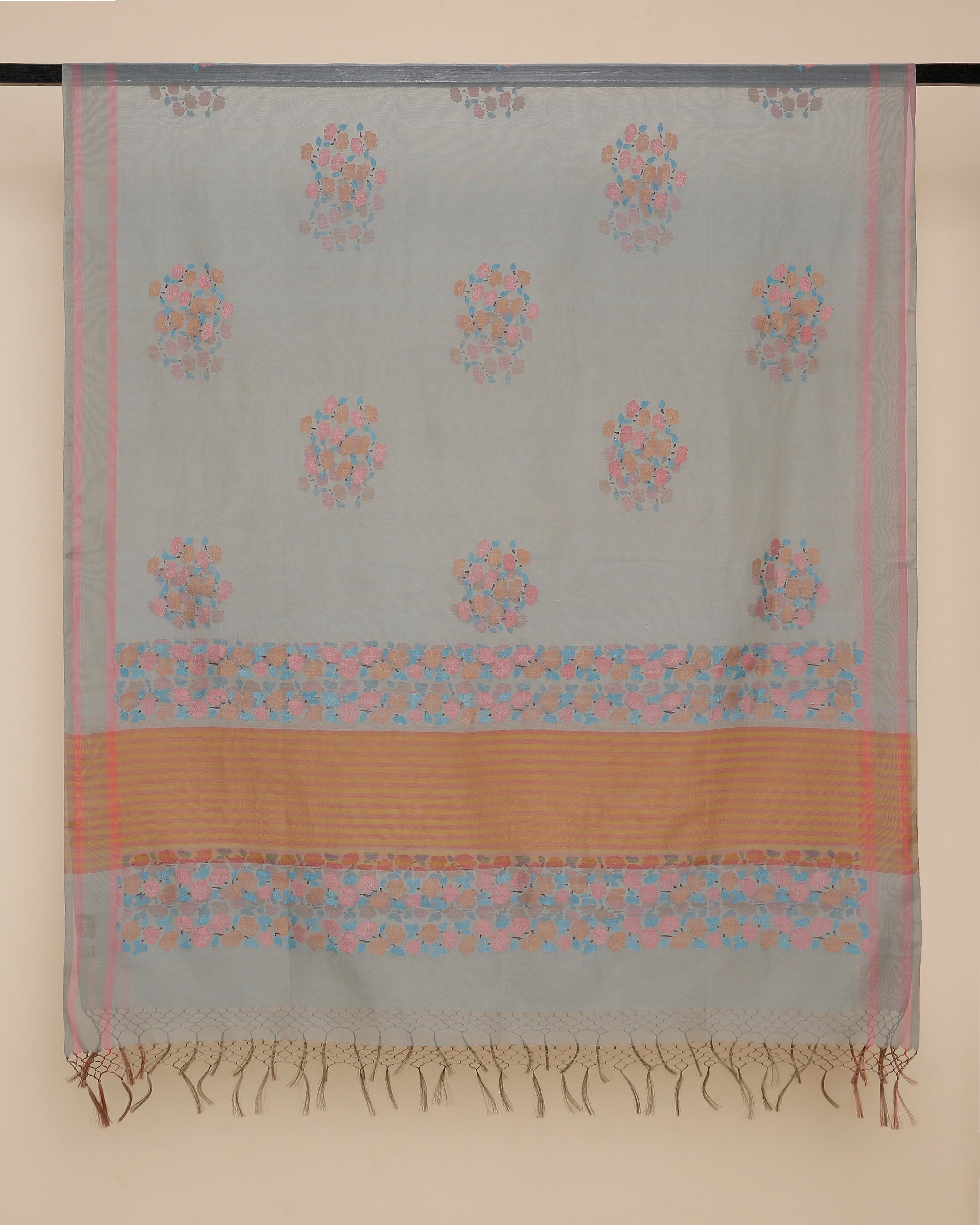 Ahika Jamdani Silk Cotton Dupatta