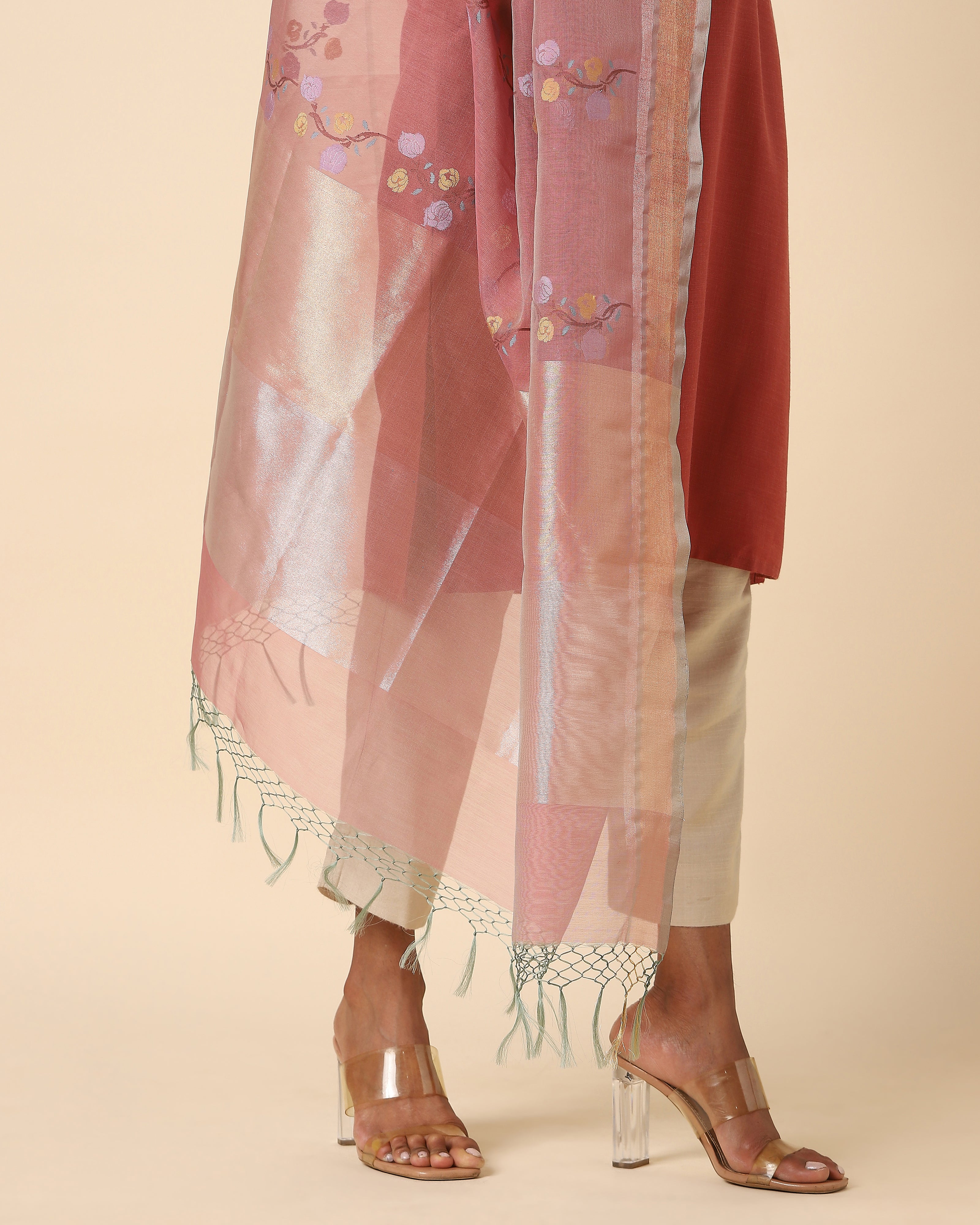 Mredul Jamdani Silk Cotton Dupatta