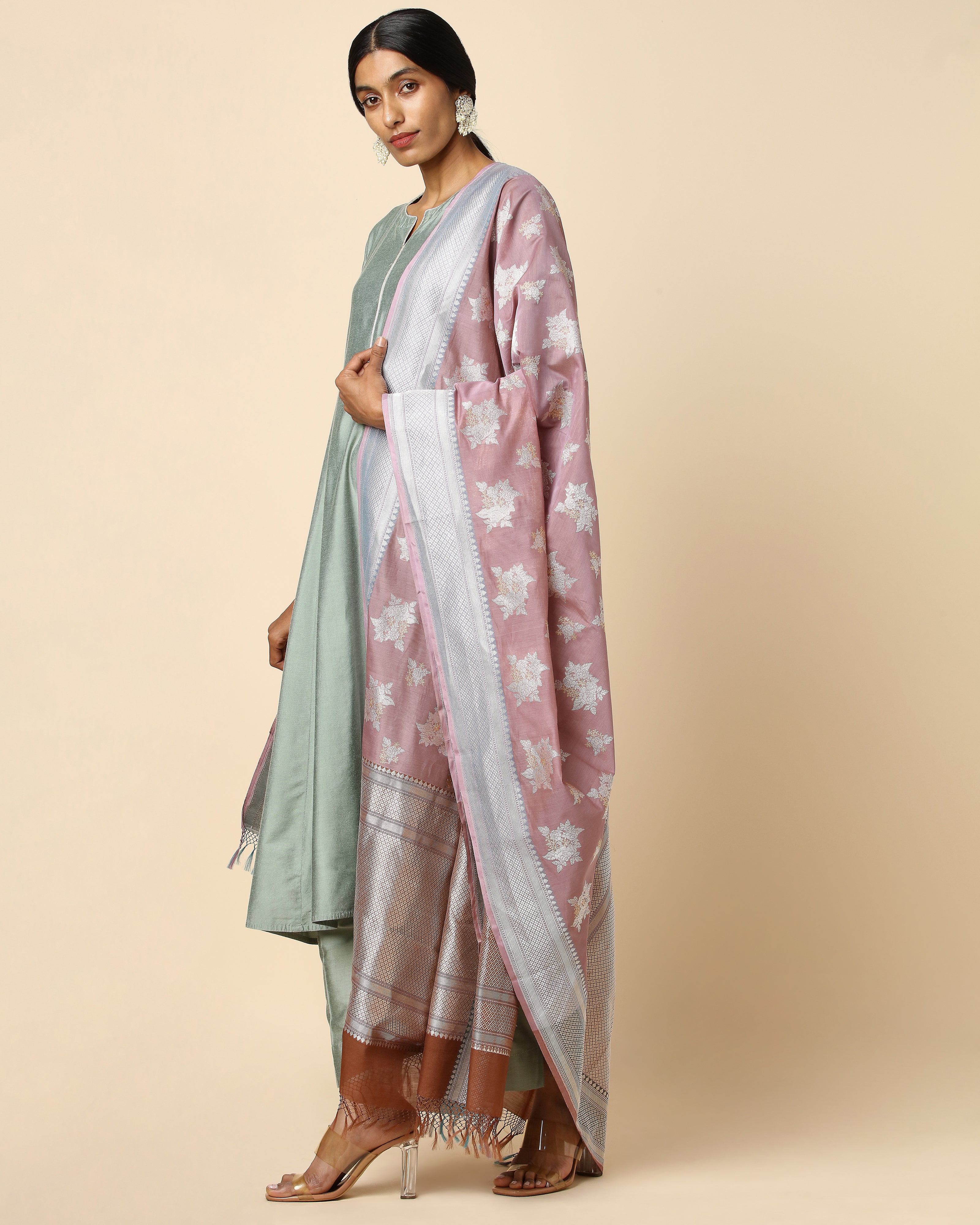 Amar Kadwa Silk Cotton Dupatta