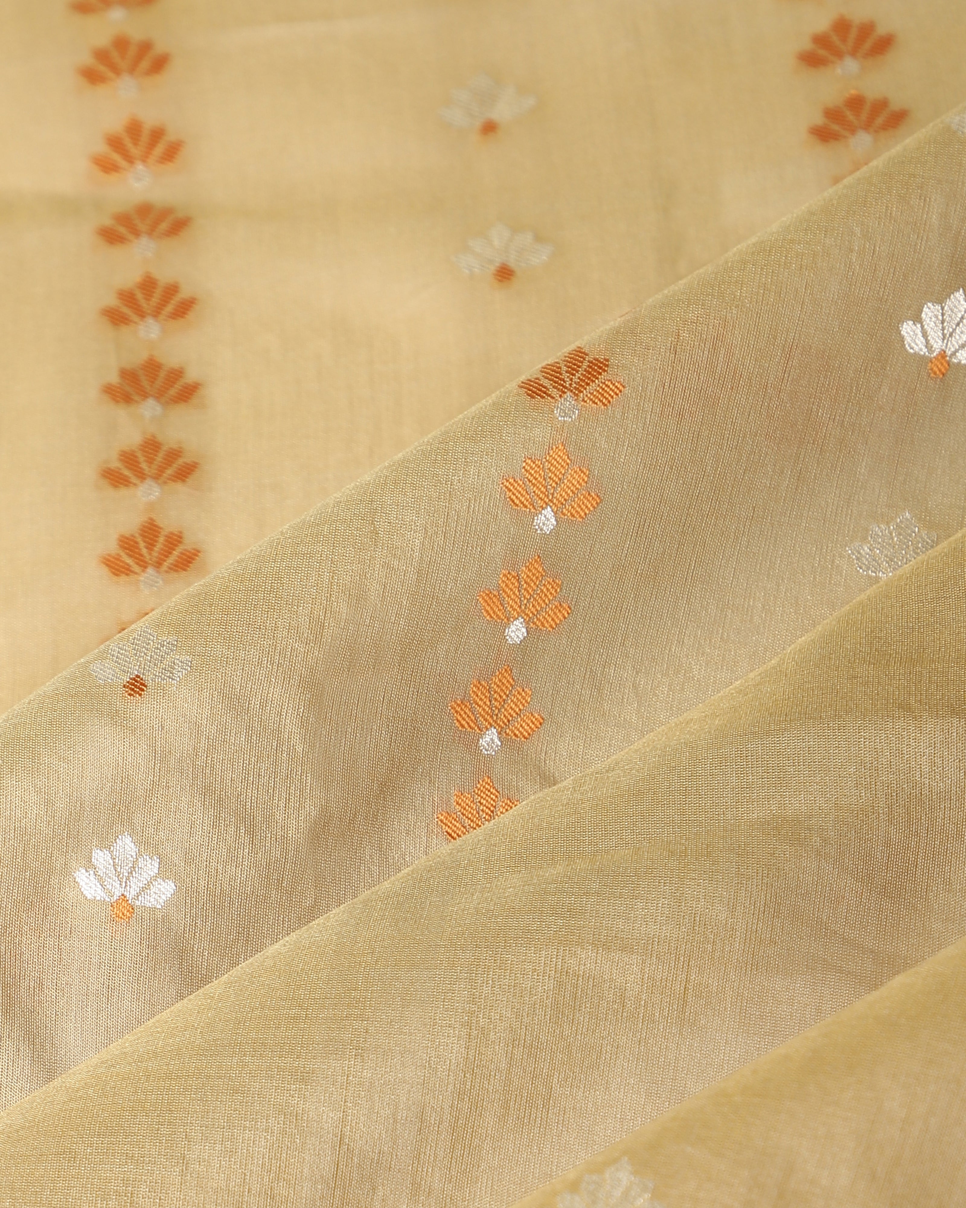 Magadhi Cutwork Silk Cotton Saree