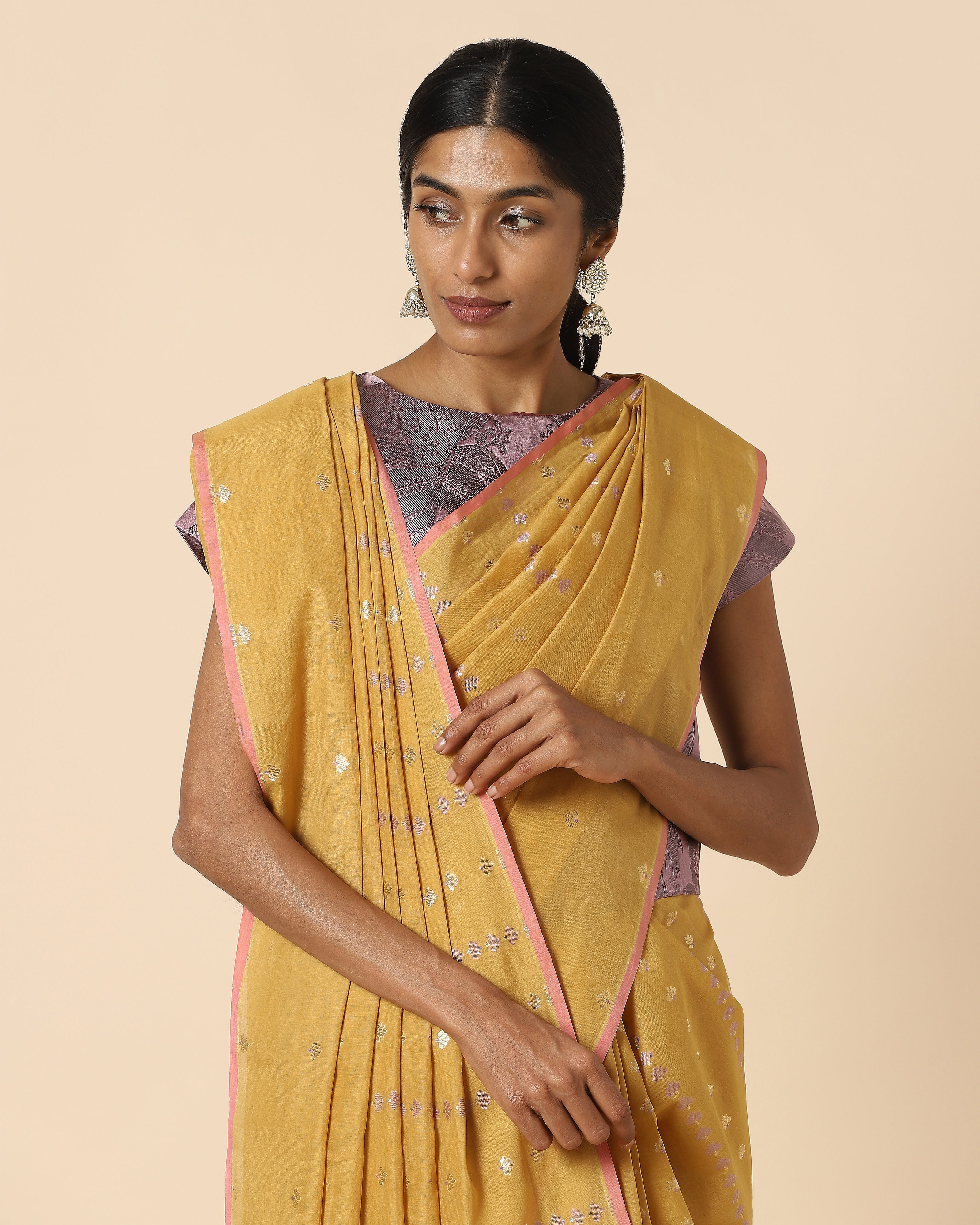 Magadhi Cutwork Silk Saree