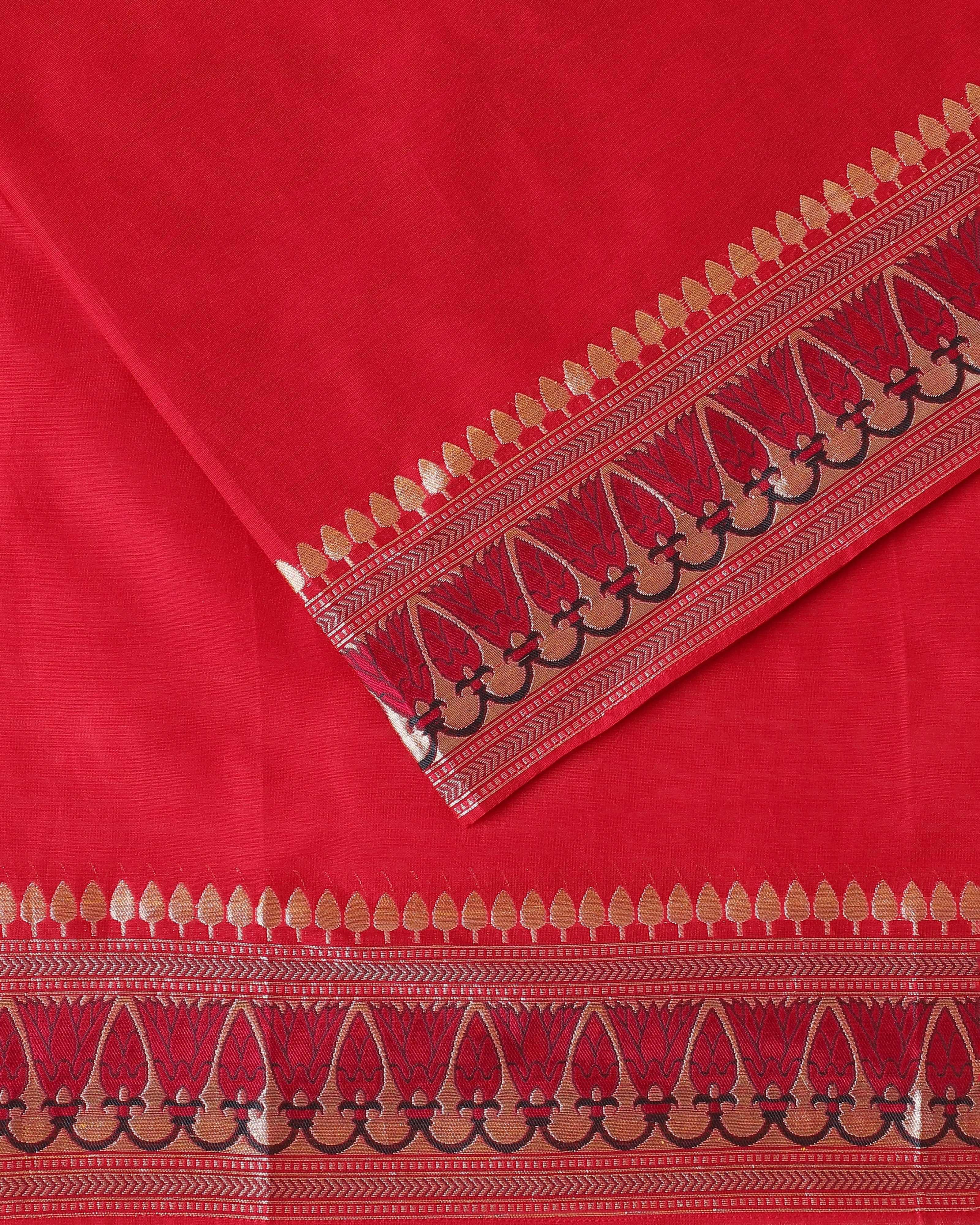 Juman Kadwa Silk Cotton Saree