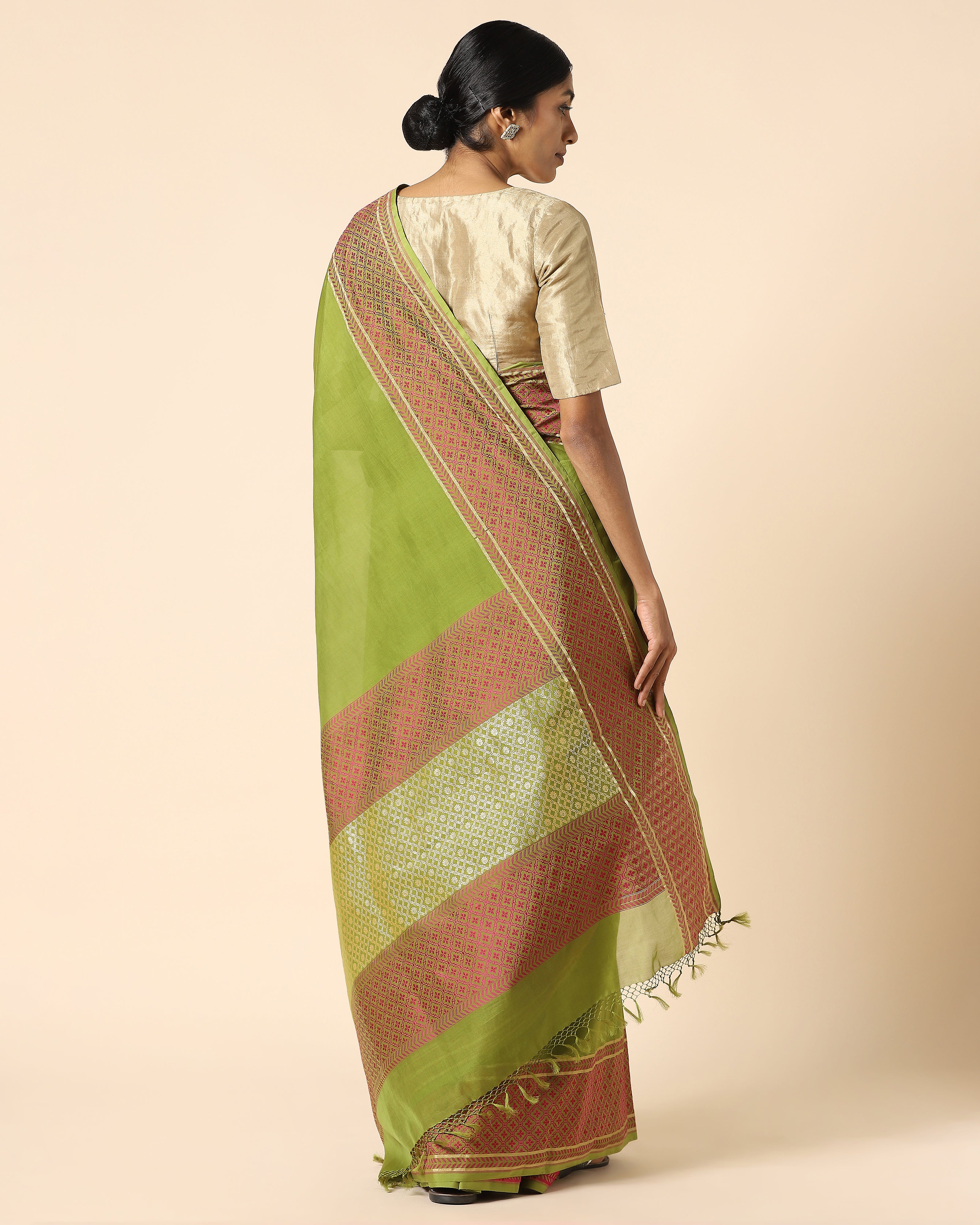 Ashlesha Kadwa Silk Cotton Saree